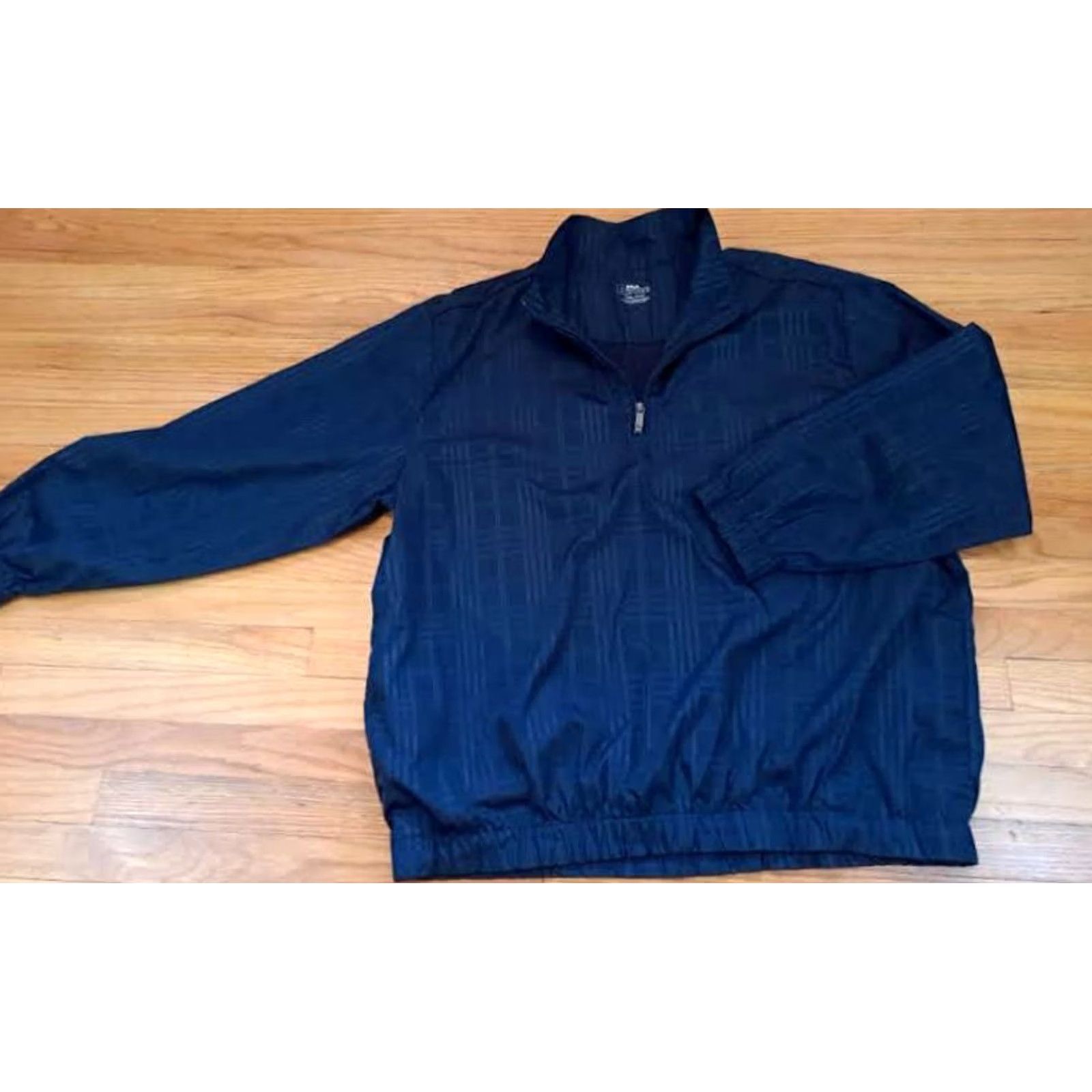PGA Tour PGA TOUR Windbreaker Jacket 2XL Striped Nylon 1/4 Zip Blue Men Sports Golf Size US XXL / EU 58 / 5 - 4 Thumbnail