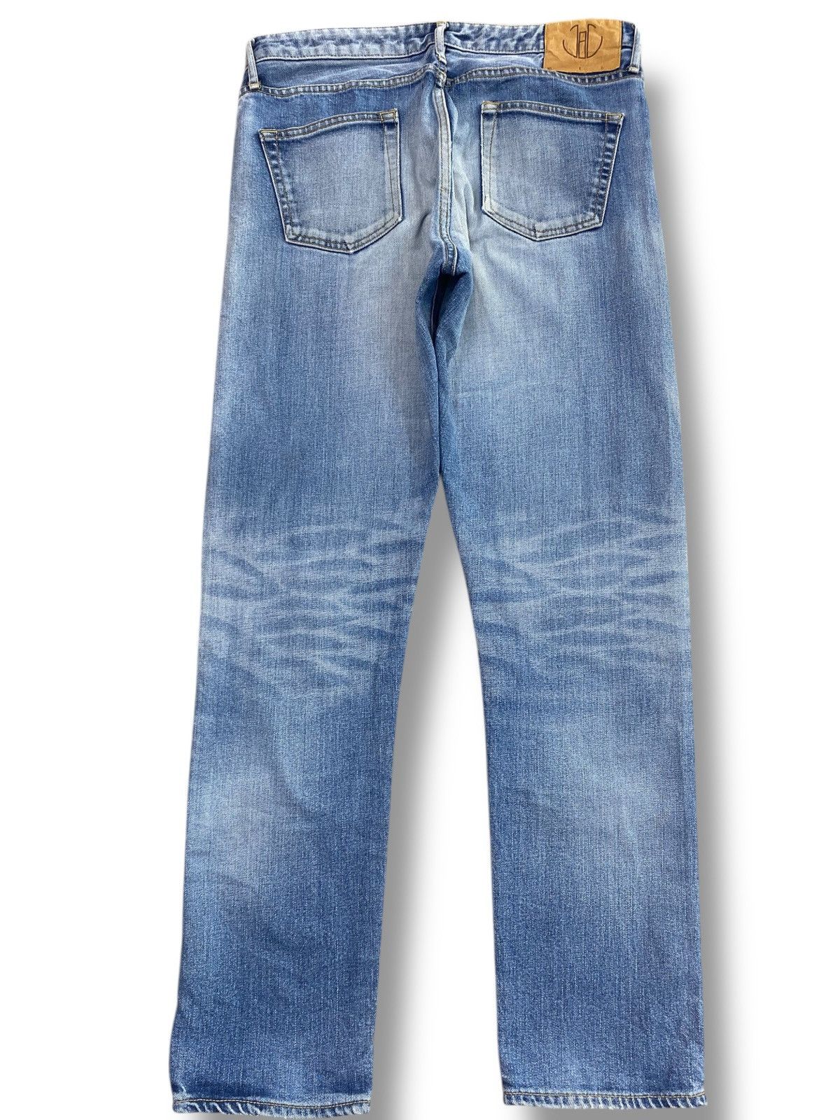 Japanese Brand Blue Way Brand Faded Wash Style Ripped Jeans Size US 30 / EU 46 - 3 Thumbnail