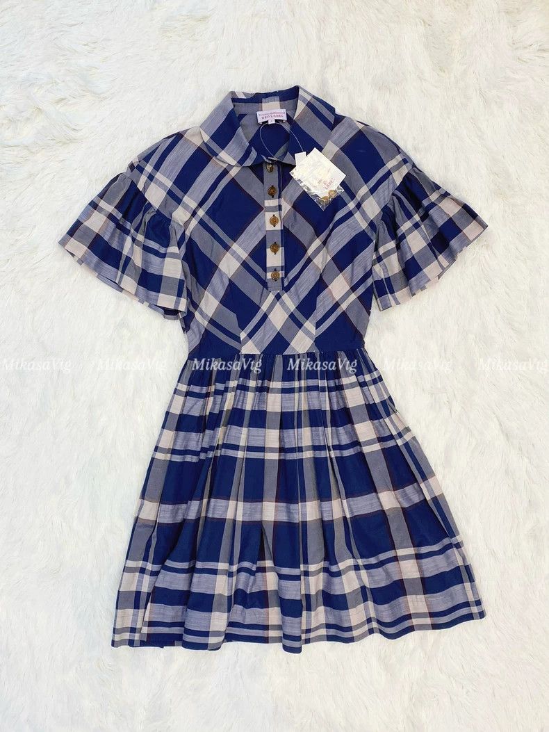 Vivienne Westwood Vivienne Westwood Dark blue gray dress Size S / US 4 / IT 40 - 1 Thumbnail