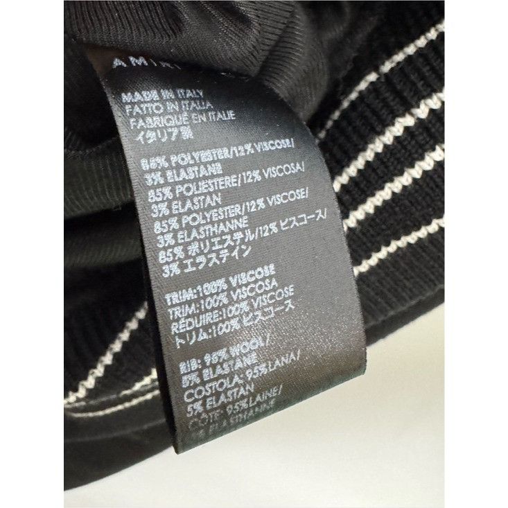 Amiri Amiri Bone Bomber Jacket Black White Men’s 52/XL Size US XL / EU 56 / 4 - 7 Thumbnail