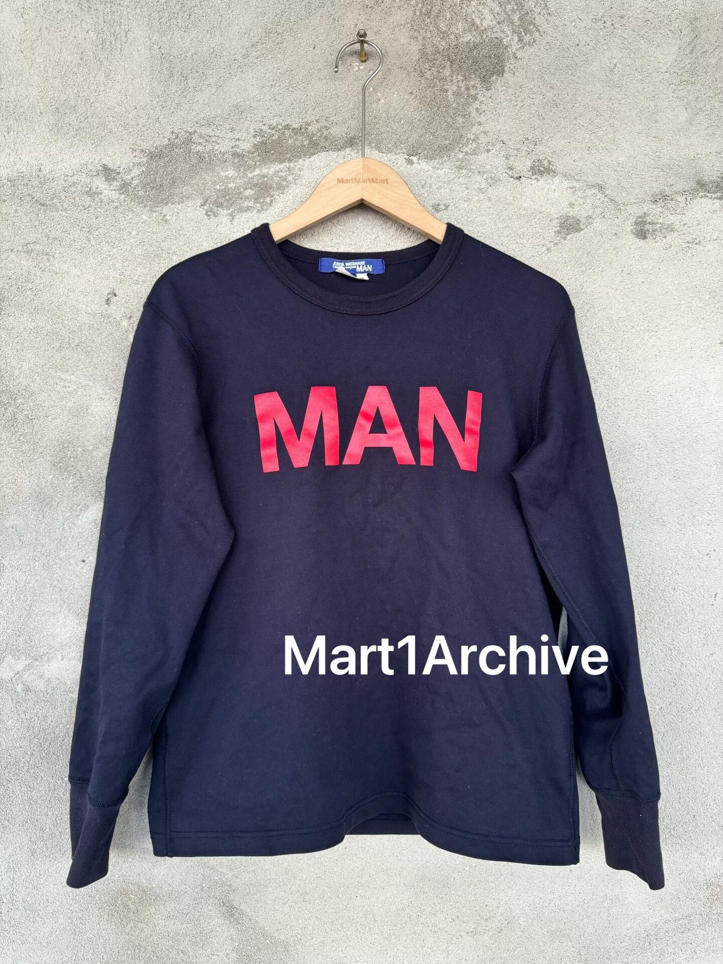 Junya Watanabe Junya Watanabe MAN Slogan Print Sweatshirt Size US S / EU 44-46 / 1 - 1 Thumbnail