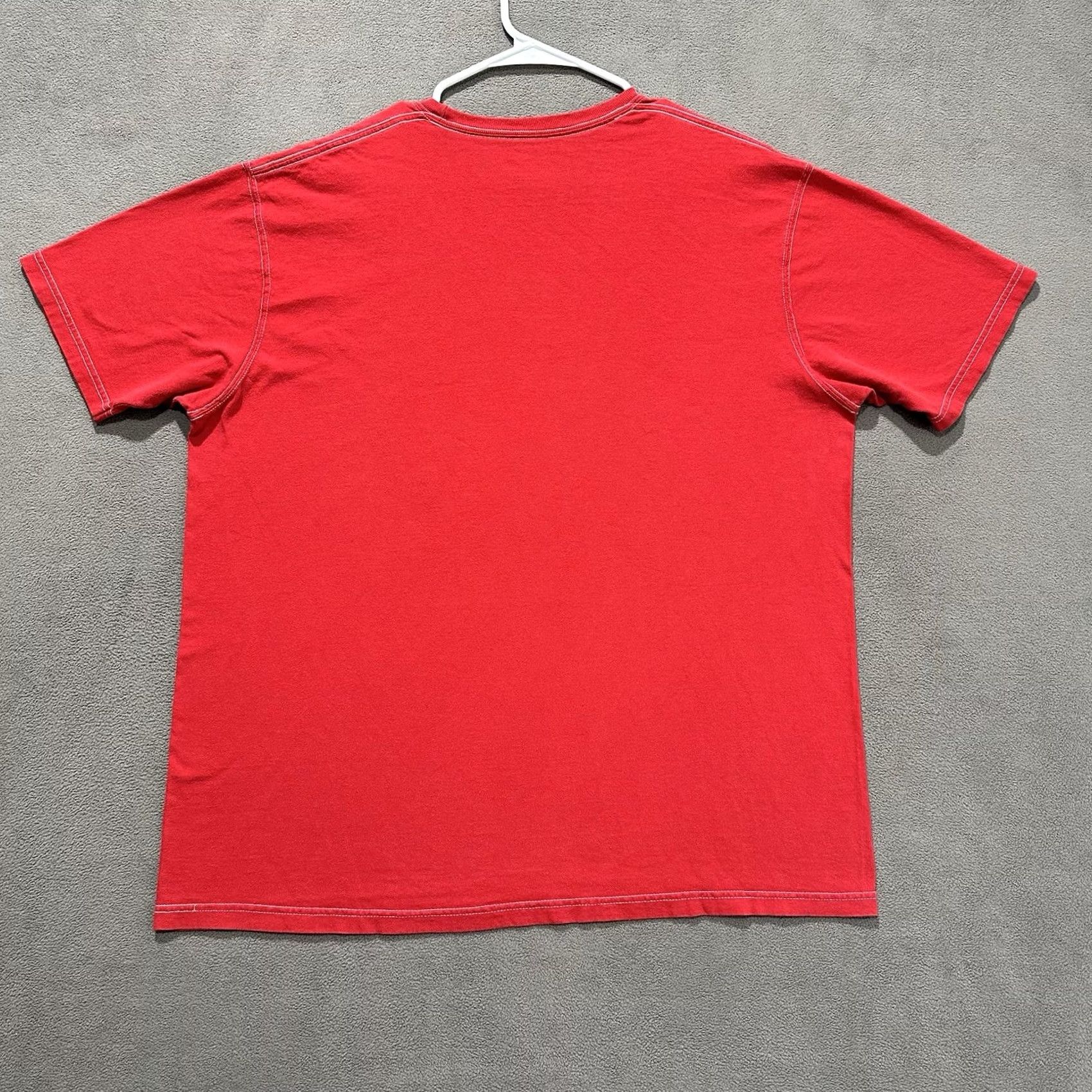 Vintage Pro Edge Ohio State Buckeyes T-Shirt Mens XL Red Cotton NCAA Football EUC Size US XL / EU 56 / 4 - 2 Thumbnail