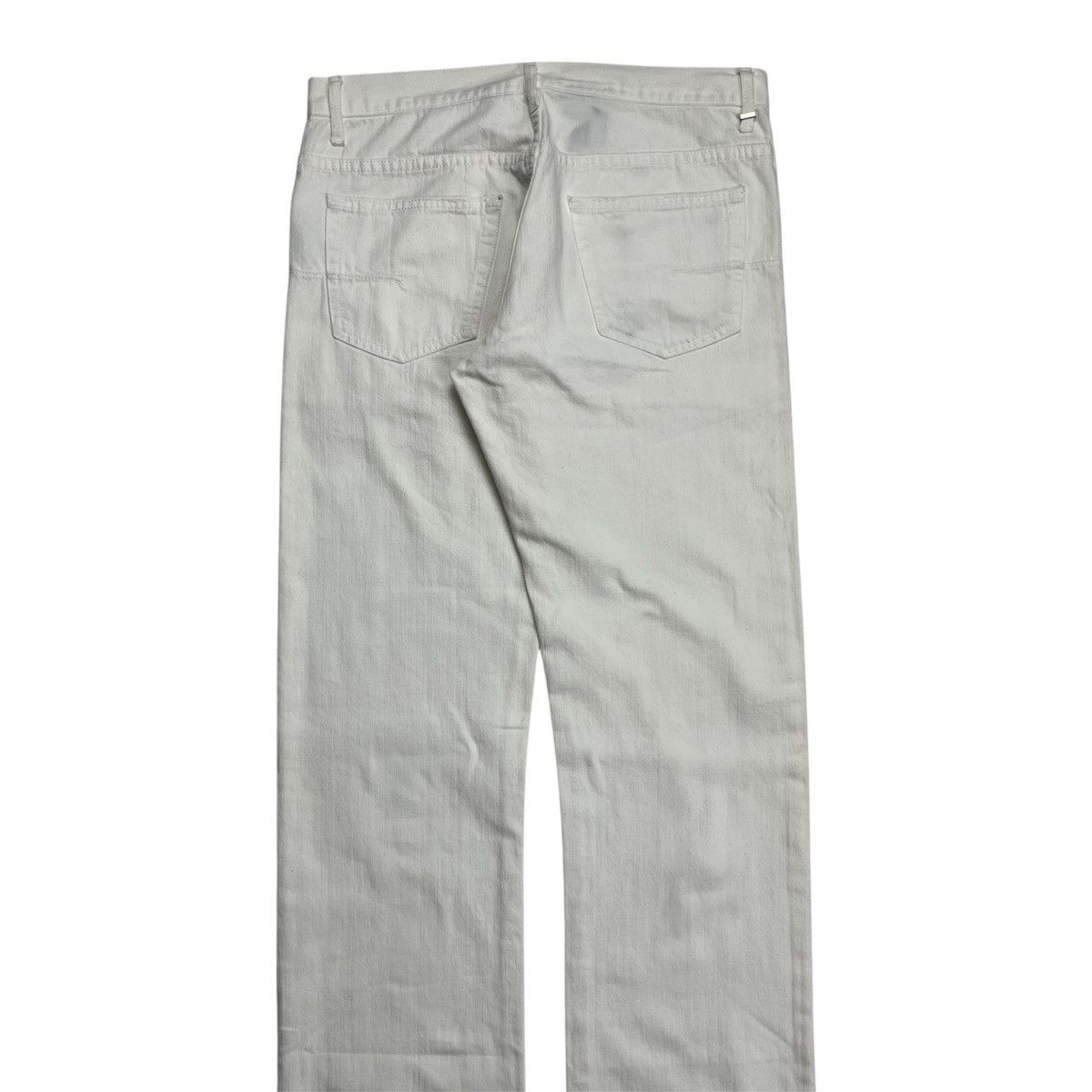 Dior SS 2005 Dior Homme “Untitled” White Denim by Hedi Slimane Size US 30 / EU 46 - 6 Thumbnail