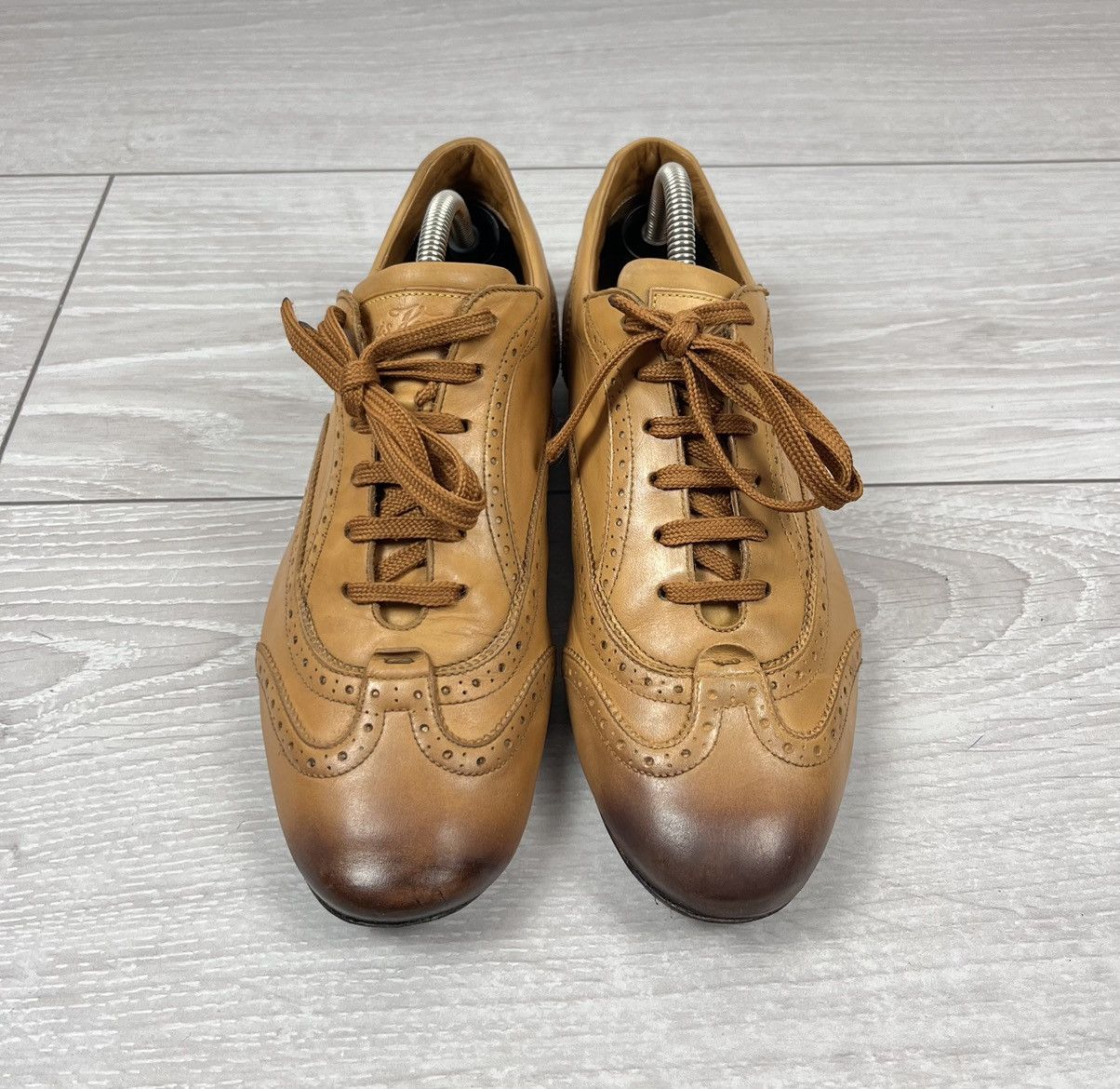 Louis Vuitton Louis Vuitton Baskets Camel Leather Brogues Shoes 9 us Size US 9 / EU 42 - 3 Thumbnail