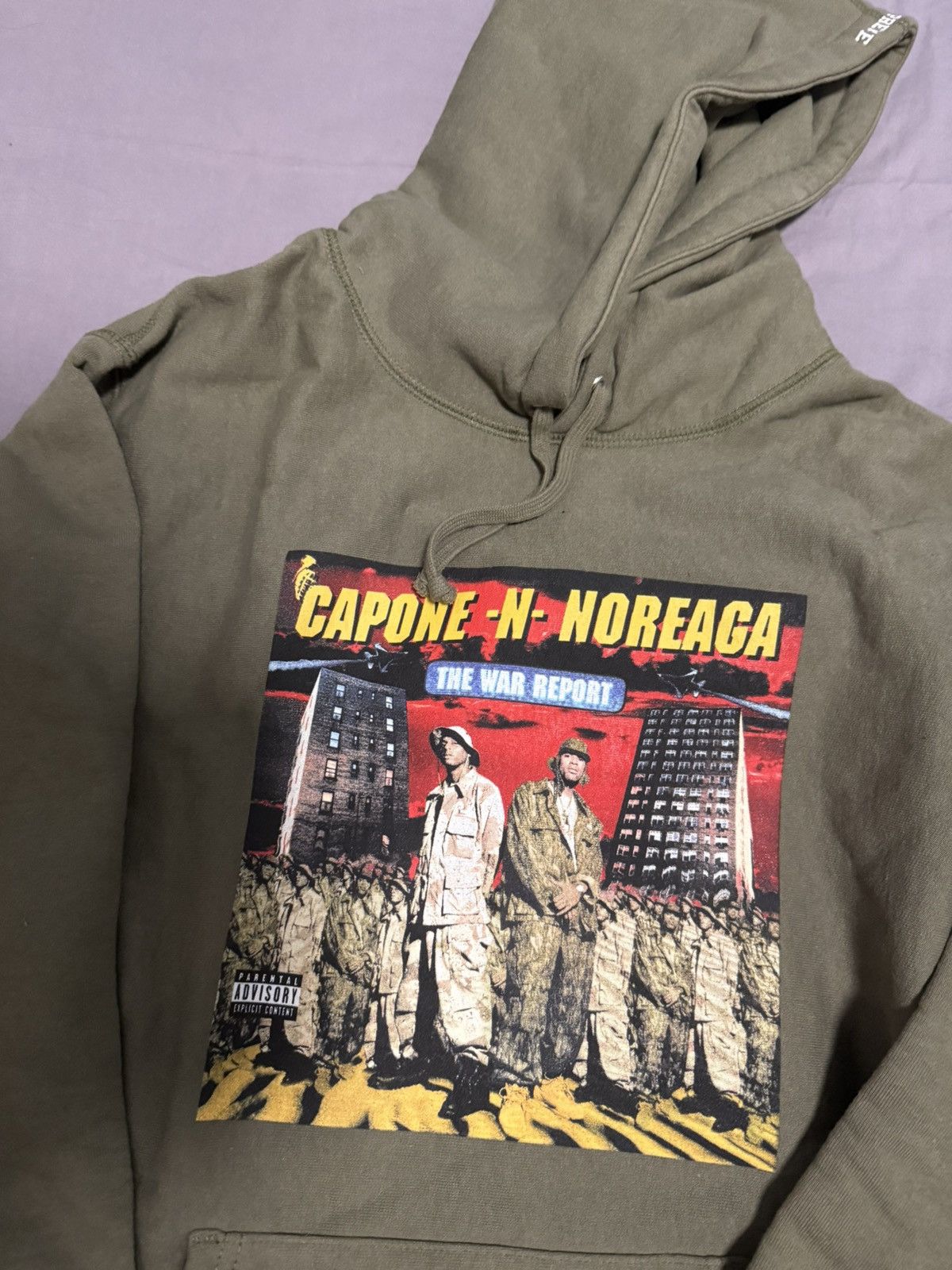 Supreme Supreme cnn war report hooded sweatshirt Size US L / EU 52-54 / 3 - 2 Thumbnail