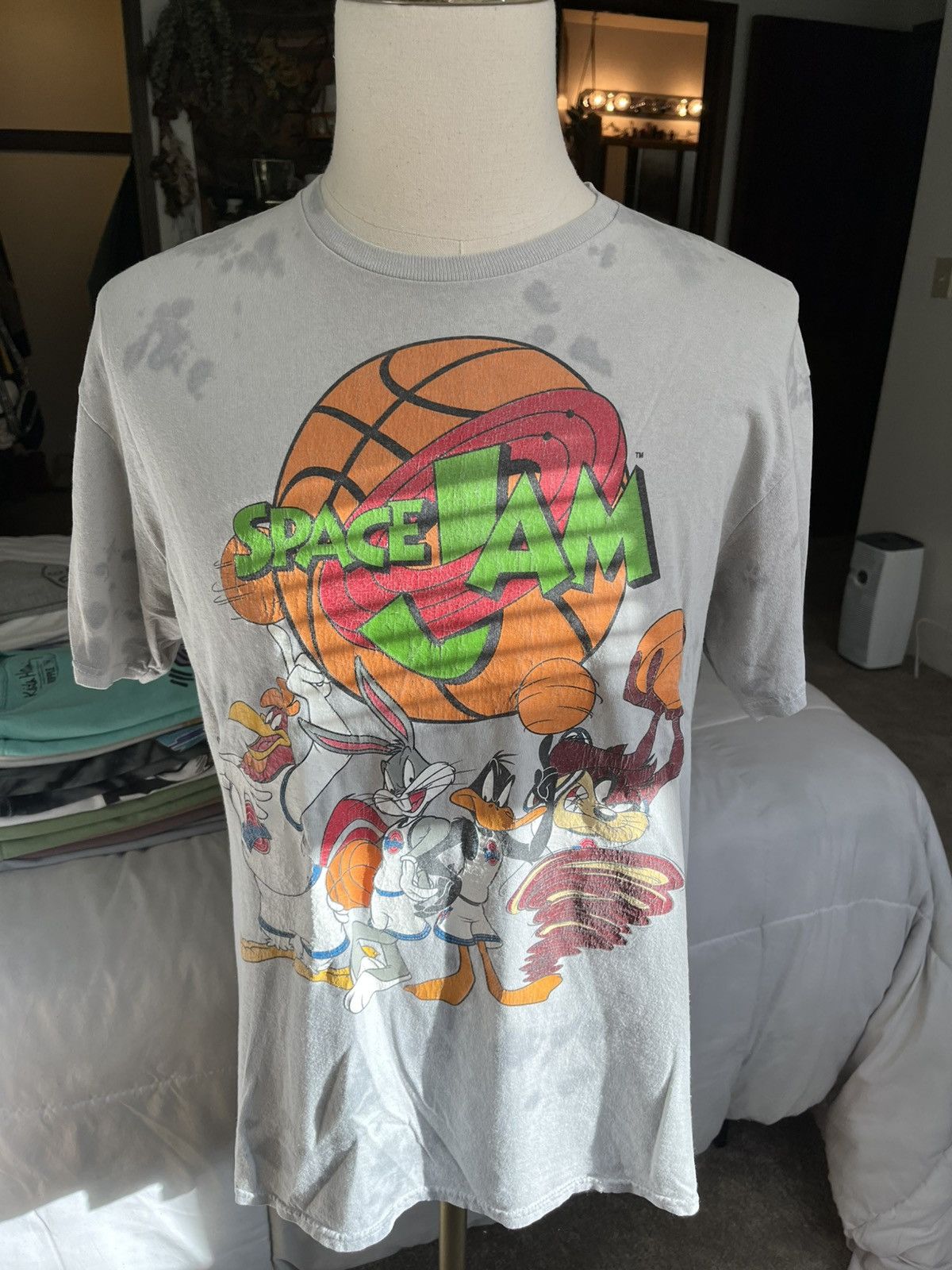 Gildan Vintage Space Jam TShirt Size US M / EU 48-50 / 2 - 1 Thumbnail