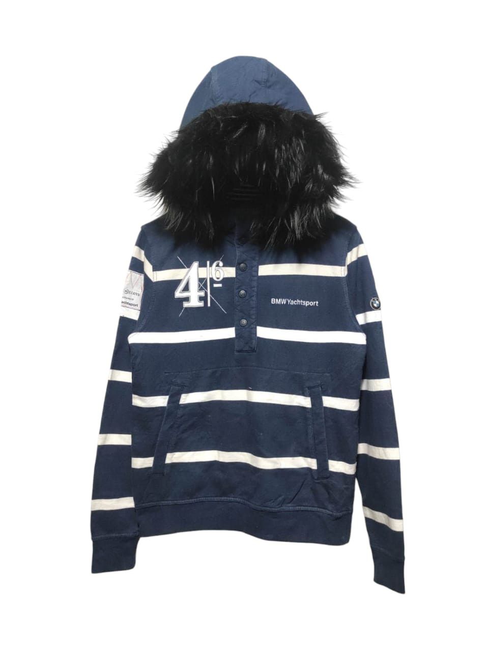 BMW × If Six Was Nine × Le Grande Bleu (L.G.B.) BMW Yachtsport Henri Lloyd Fur Hoodie LGB IfSixWasNine style Size US S / EU 44-46 / 1 - 1 Thumbnail