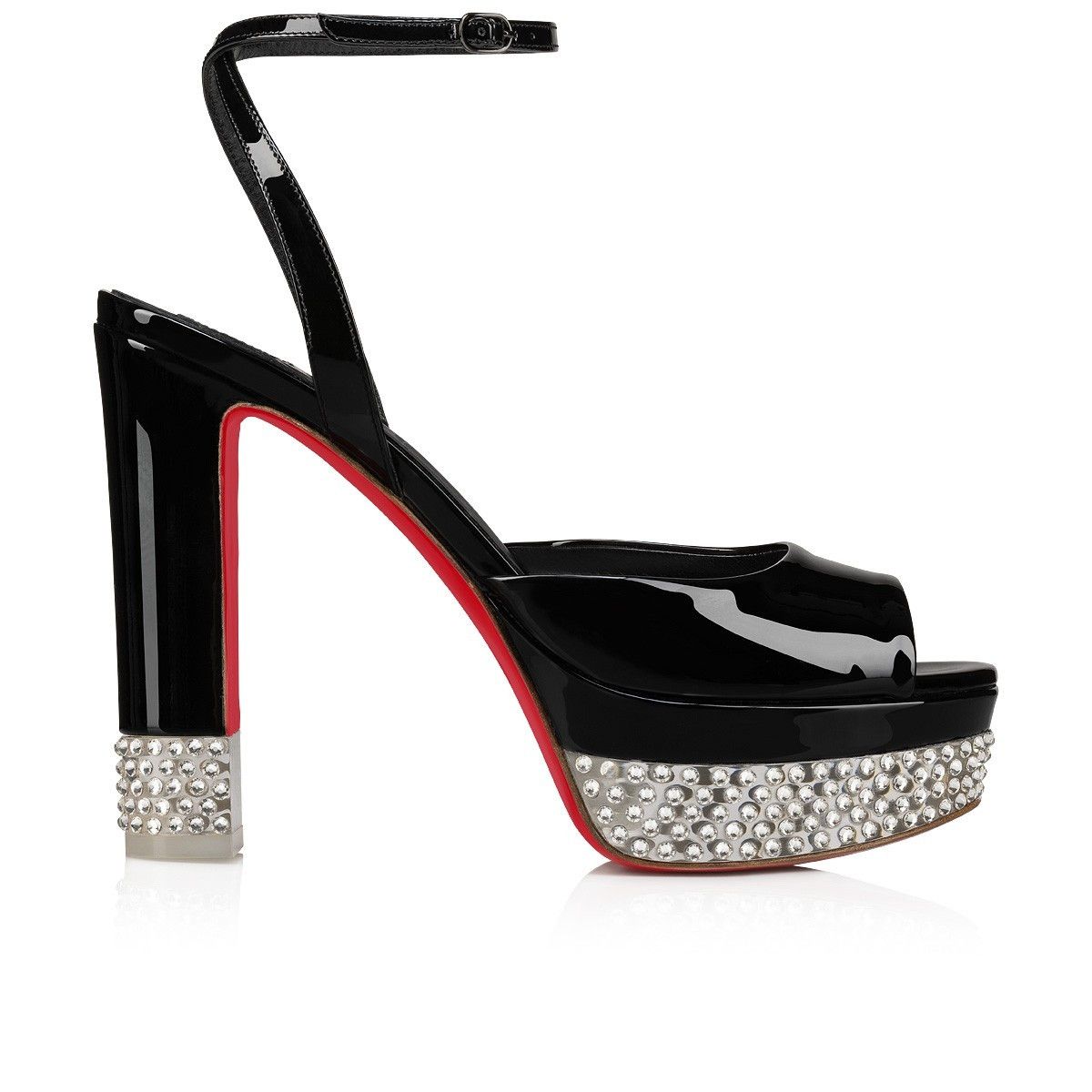 Christian Louboutin o1s1wg110325 Cassandrina Alta 130 in Black Size US 11 / IT 41 - 1 Thumbnail