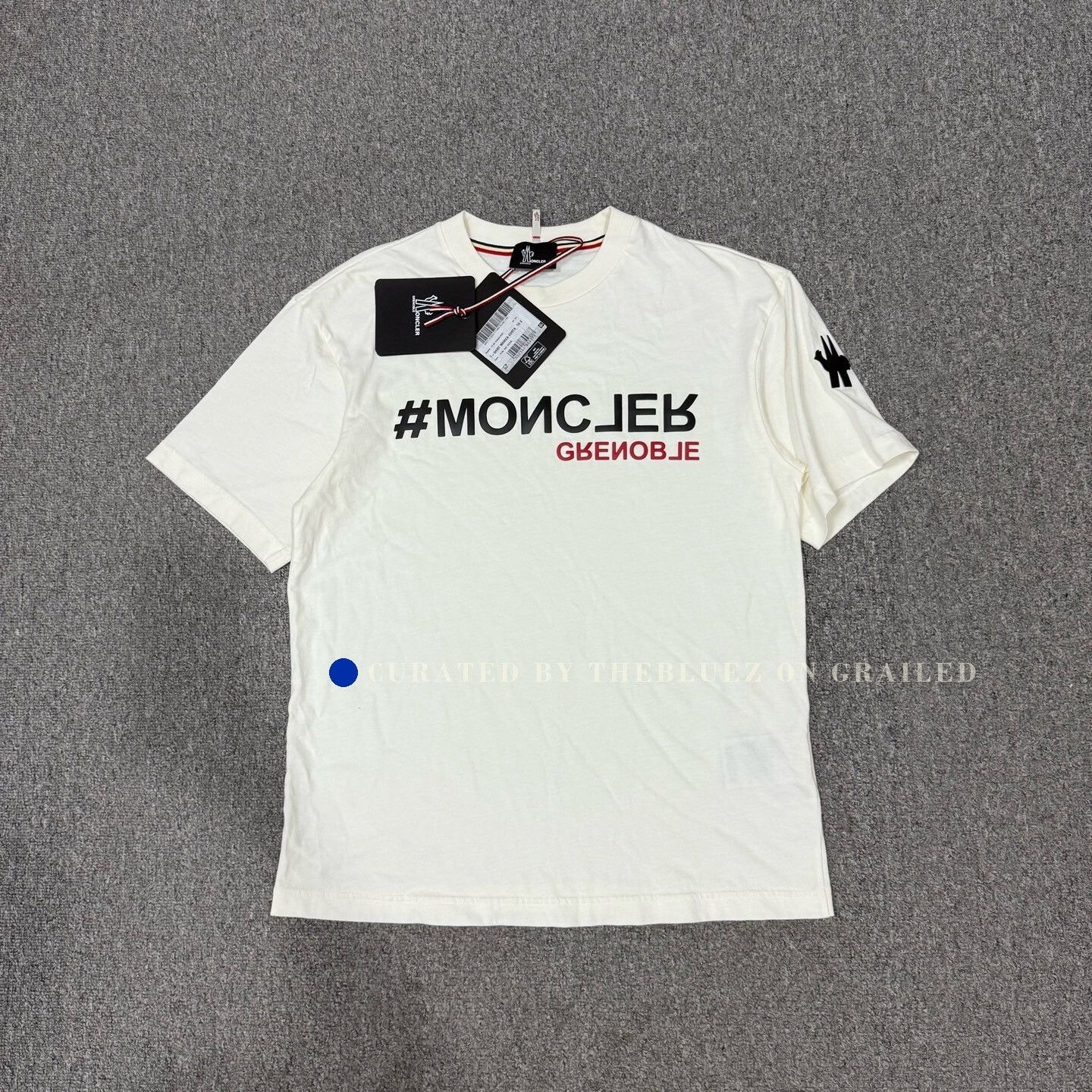Moncler Moncler Beige Chest Logo Short Sleeve Size US S / EU 44-46 / 1 - 1 Thumbnail