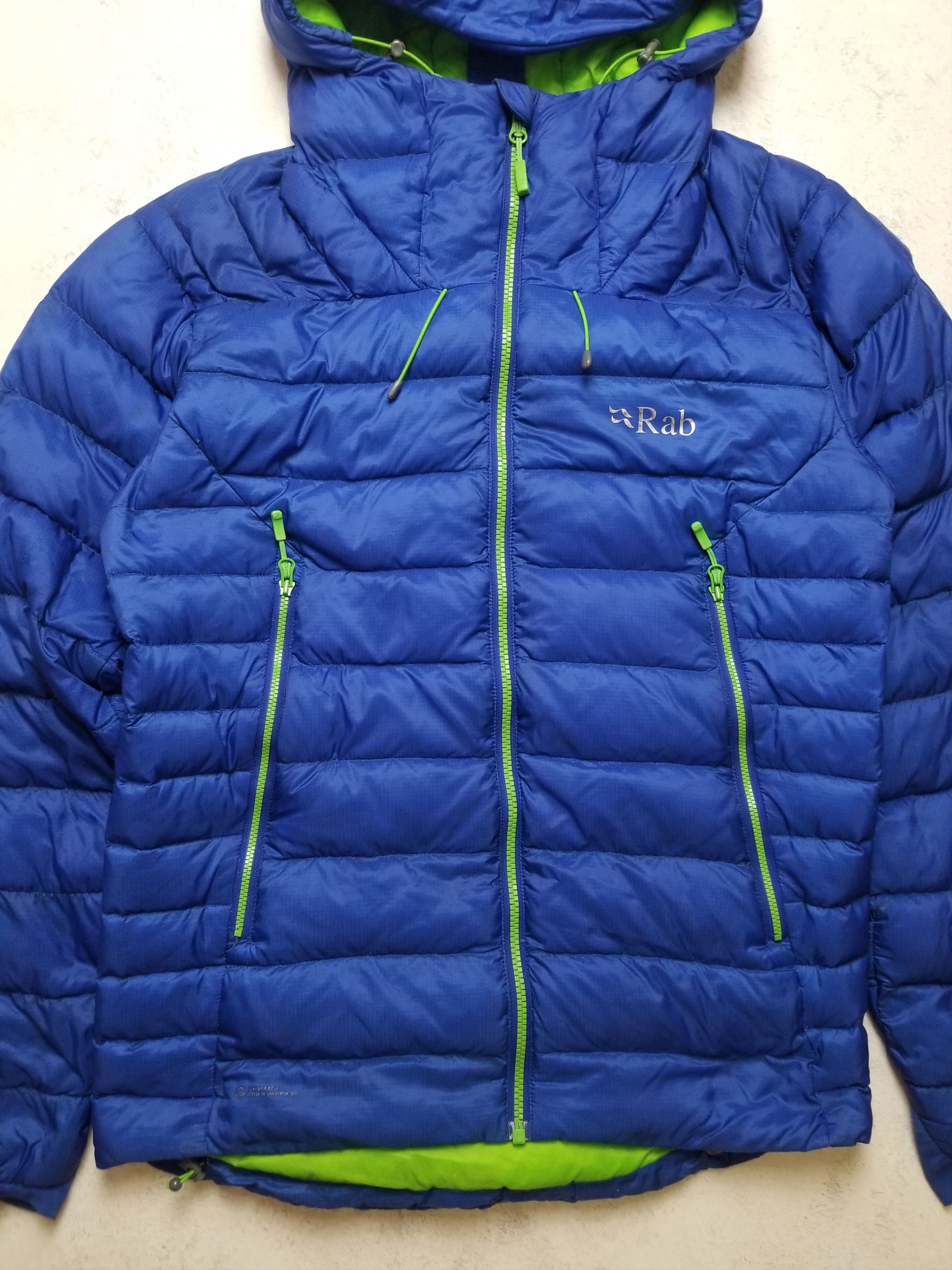 Rab Rab Electron Down Puffer Jacket Blue Green Pertex Size US S / EU 44-46 / 1 - 13 Thumbnail
