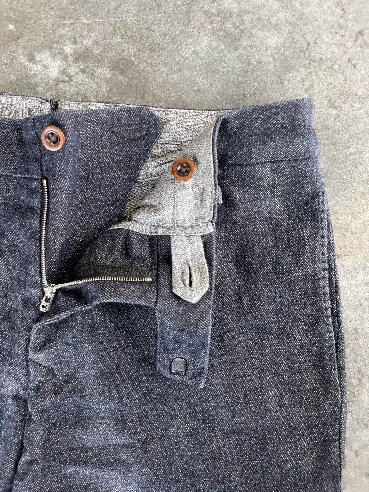 45rpm × Japanese Brand × Vintage Indigo Denim Trousers Pant by 45rpm Size US 30 / EU 46 - 9 Thumbnail