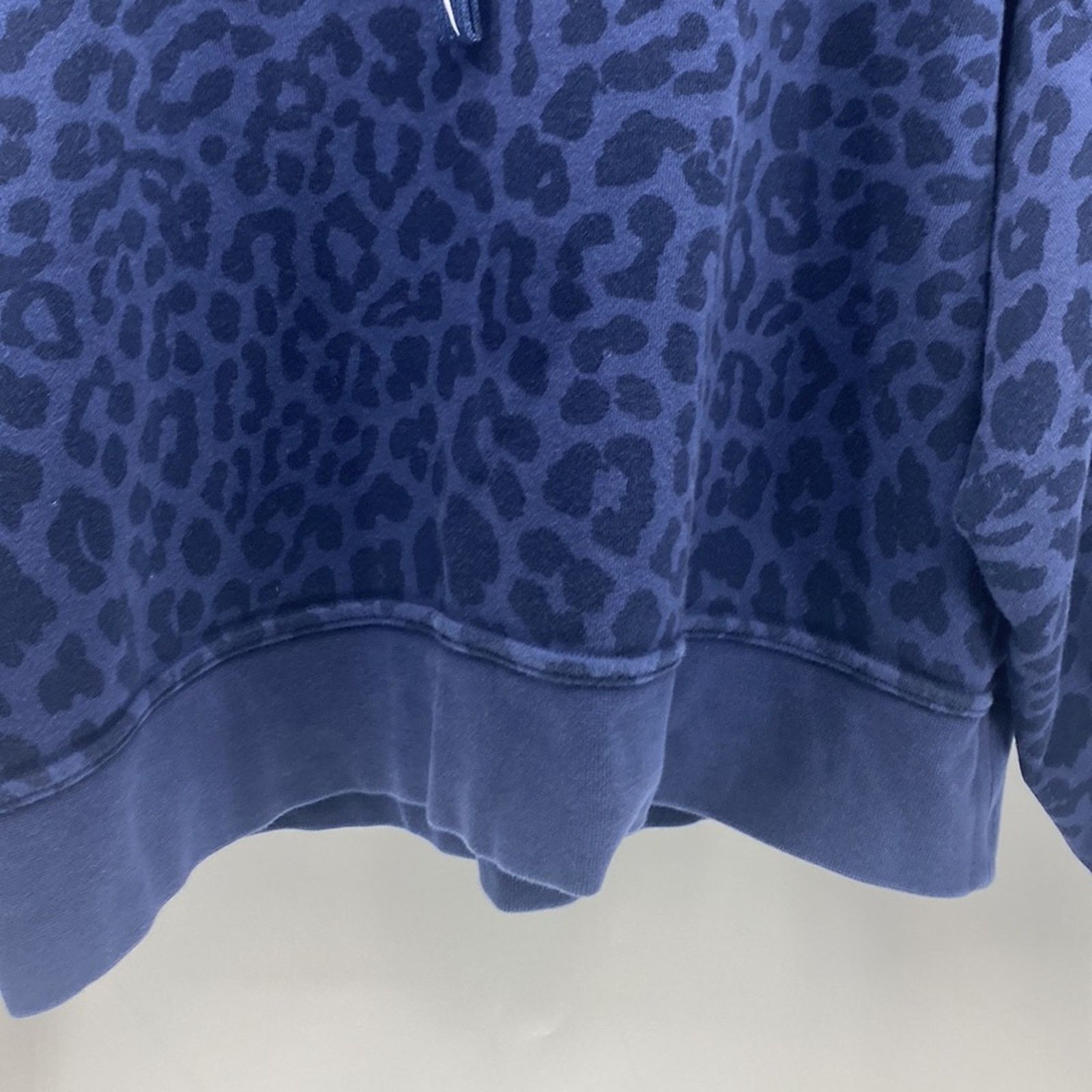 Nike NIKE blue animal print cropped oversized sweatshirt hoodie Size S / US 4 / IT 40 - 5 Thumbnail