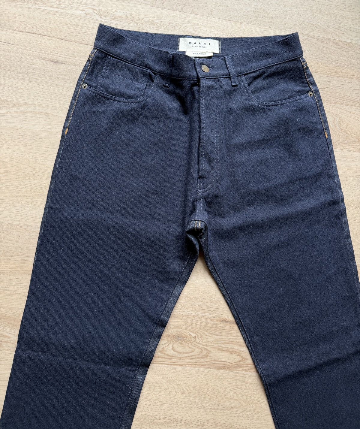 Marni Marni Denim Edition FW2013 Wool Cotton Jean Size 33 Italy Size US 33 - 2 Thumbnail