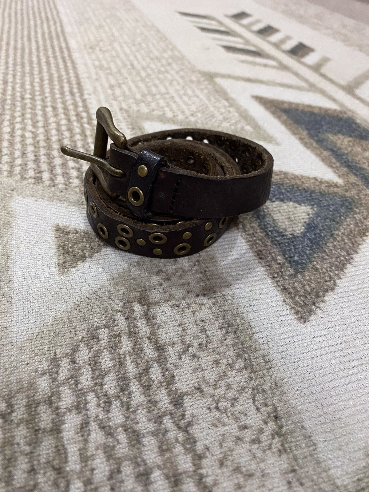 Leather Japanese Brand Seditionaries Leather Buckle Belt Size ONE SIZE - 2 Thumbnail