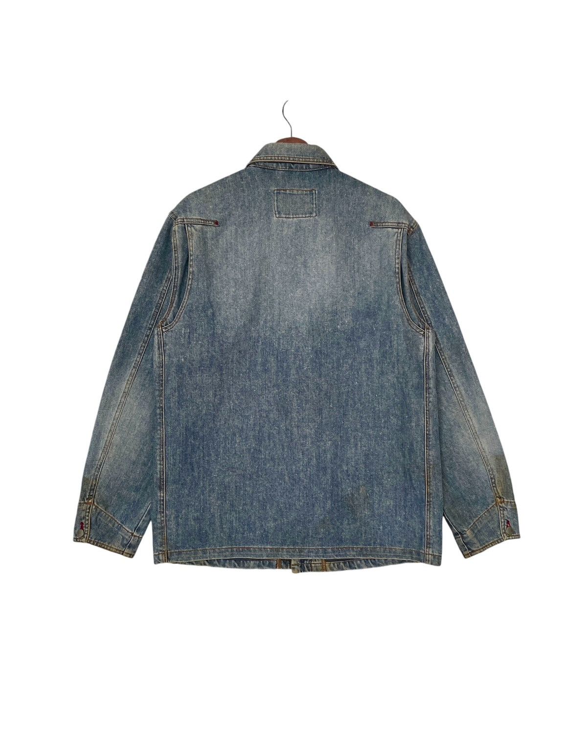 Marithe + Francois Girbaud Vintage Brand Marithe Francois Girbaud Denim Jacket 1990s Size US L / EU 52-54 / 3 - 2 Thumbnail