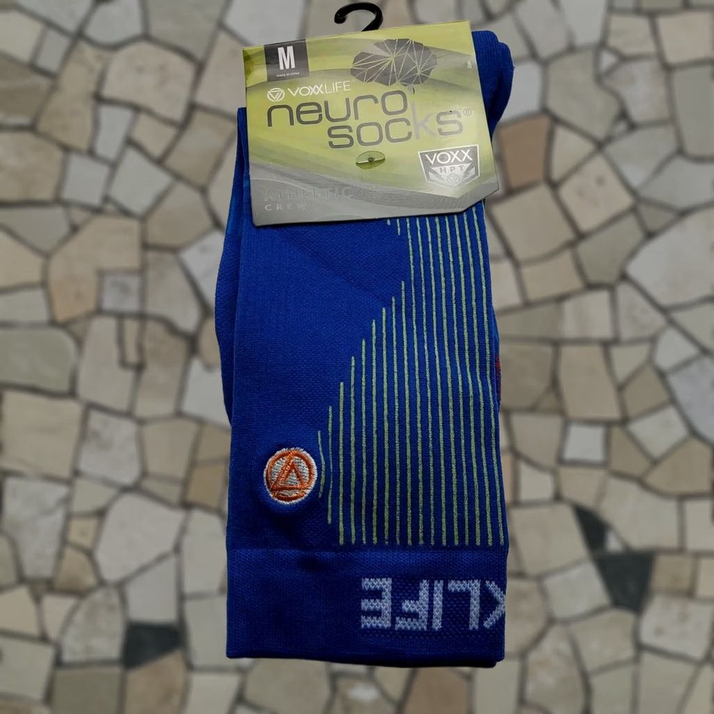 Alife Voxx Life Stasis Neuro Socks Athletic Crew Blue Size M W 7.5-11 M 6-9 Mens Size ONE SIZE - 1 Thumbnail