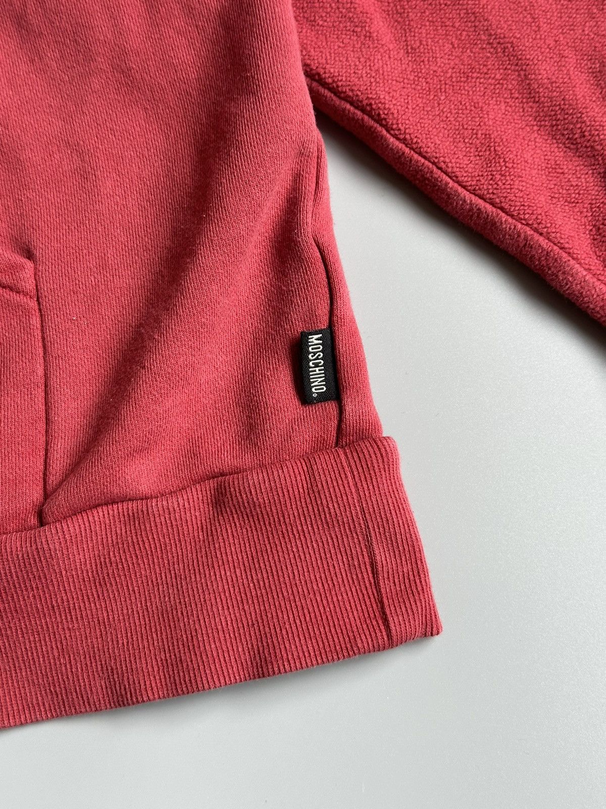 Moschino Vintage Moschino Jeans 1/4 Zip Pullover Sweatshirt Big Logo Size US M / EU 48-50 / 2 - 7 Thumbnail