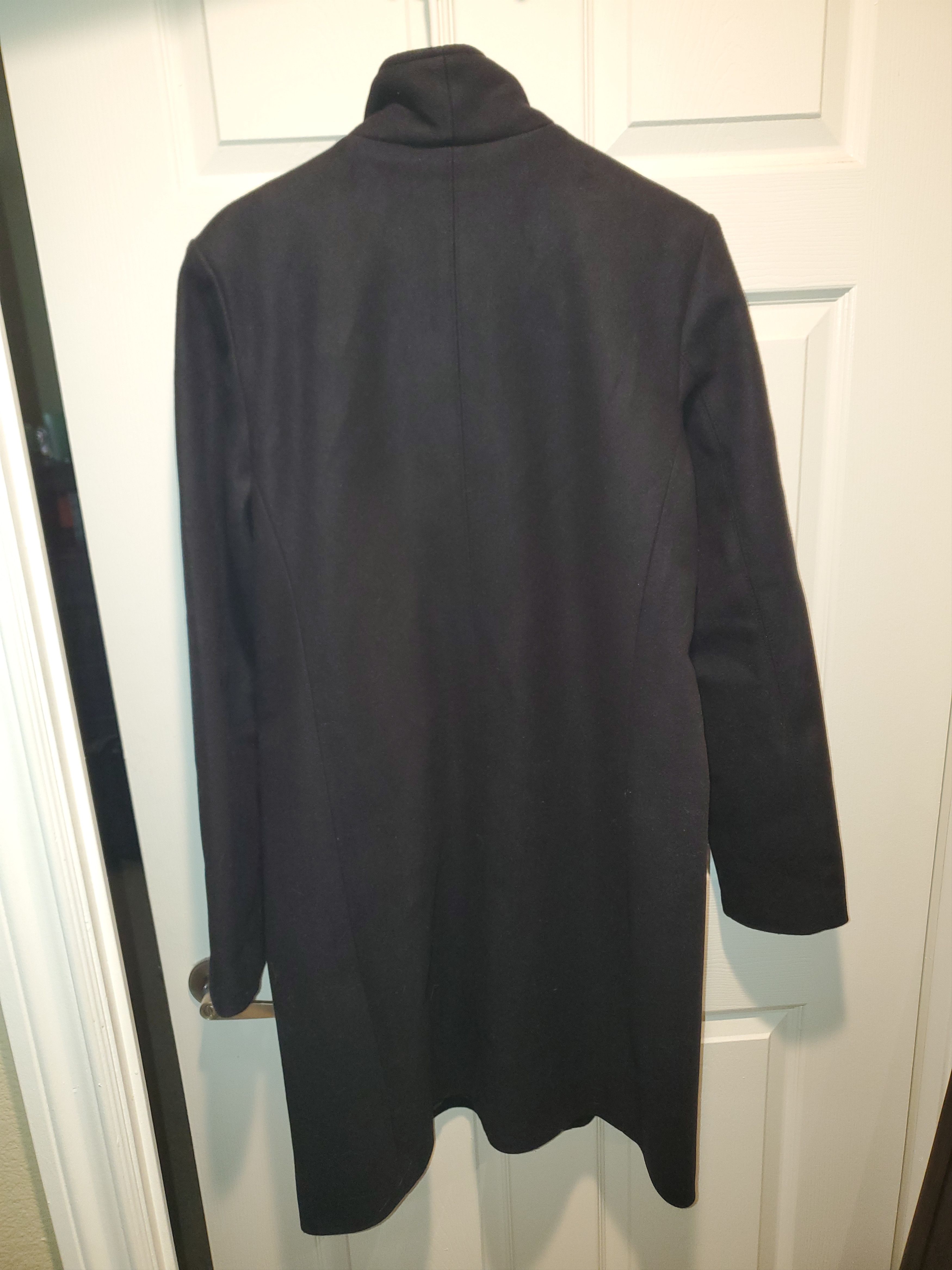 Old Navy Relaxed Soft-Brushed Funnel-Neck Coat-size L Tall Size L / US 10 / IT 46 - 2 Thumbnail