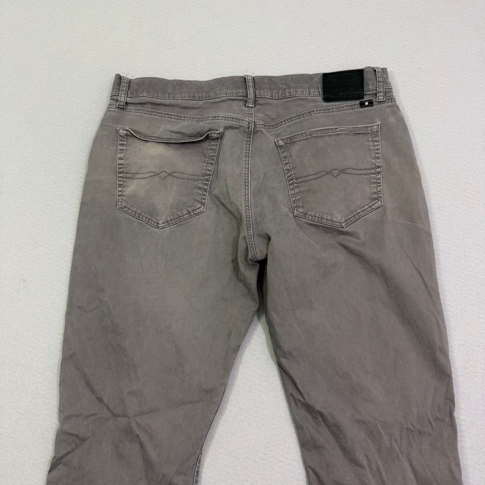 Lucky Brand Lucky Brand 121 Heritage Slim Jeans Men's 36x30 Gray Faded Size US 36 / EU 52 - 8 Thumbnail