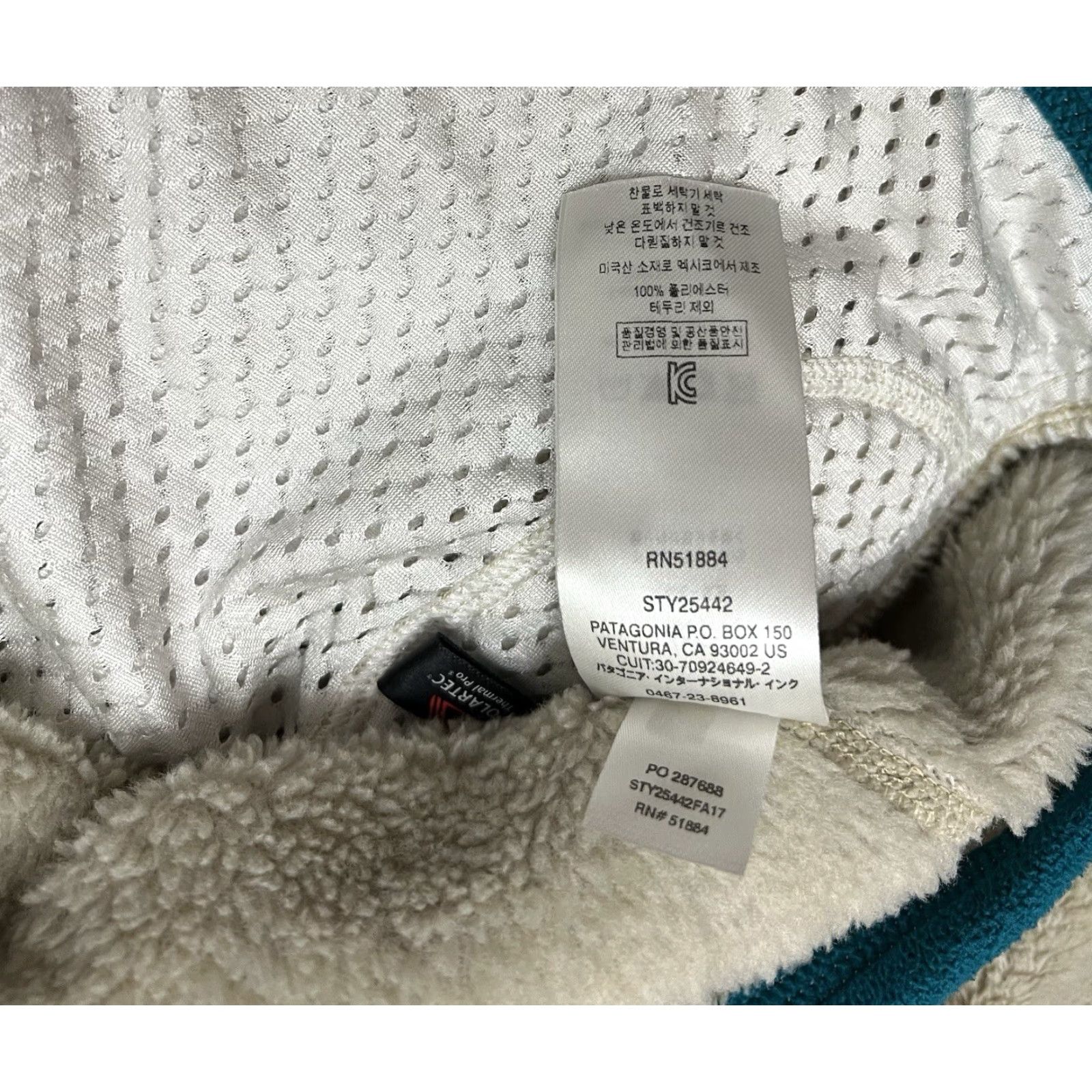 Patagonia Patagonia Re-Tool Snap-T Fleece Pullover Shirt Ladies Small Beig e Oatmeal Teal Soft Shell Pullover Snap Pullover Size S / US 4 / IT 40 - 6 Thumbnail