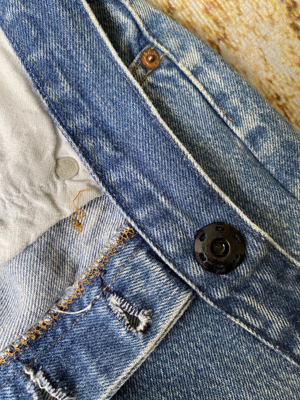 Levi's × Vintage 1990s - Levi’s 501 X The Garment Reconstruct Denim Size US 32 / EU 48 - 18 Thumbnail