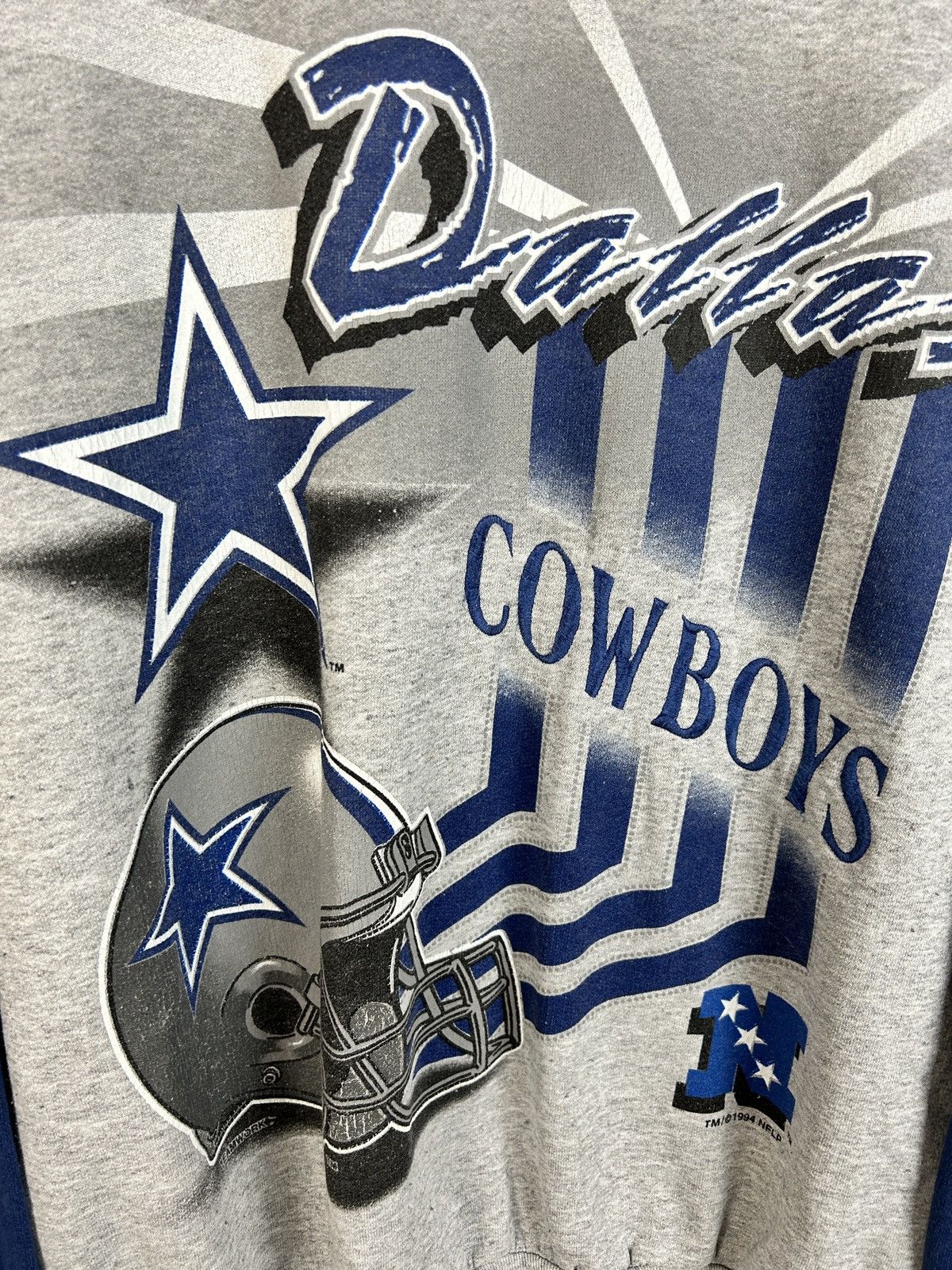 NFL Vintage Dallas Cowboys NFL 1994 Teamwork AOP Sweatshirt Size US XL / EU 56 / 4 - 2 Thumbnail
