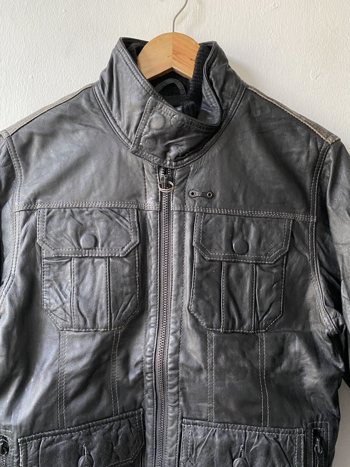 G-Star G Star Raw 3301 Multipocket Leather Jacket Size US S / EU 44-46 / 1 - 5 Thumbnail