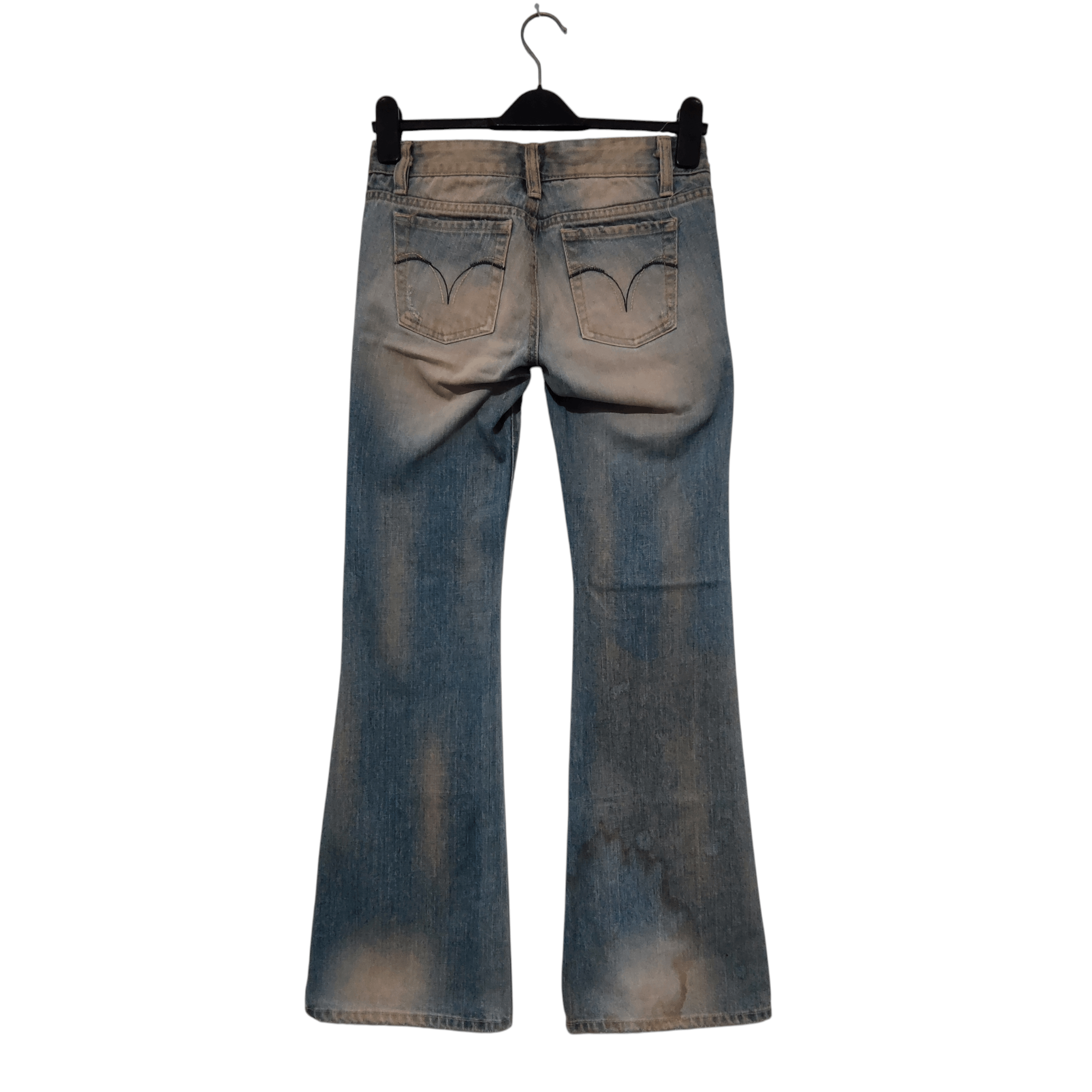 Japanese Brand distressed bucaroo women jeans Size 27" / US 4 / IT 40 - 2 Thumbnail