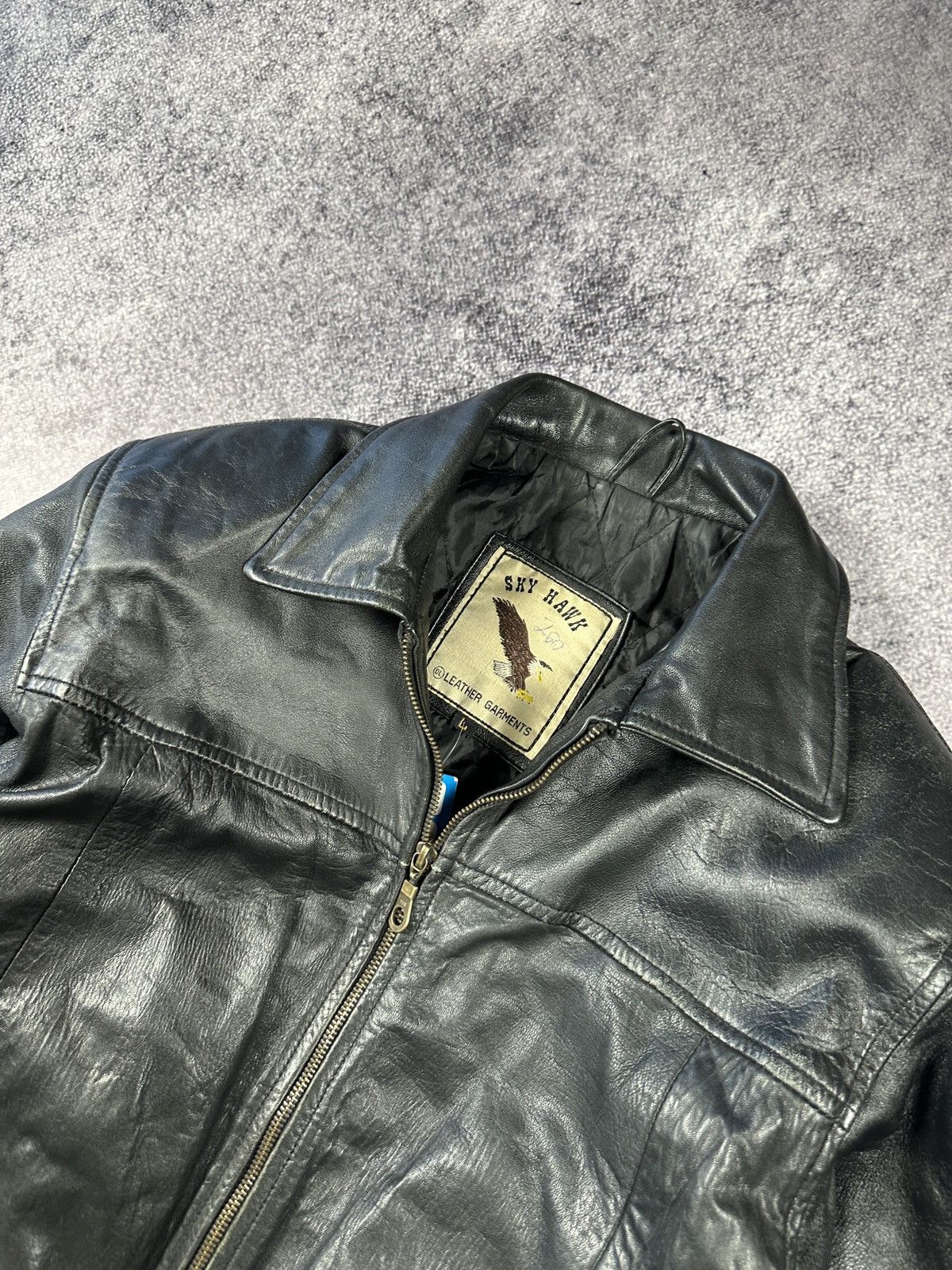Vintage Vintage Leather Jacket Avant Garde Opium Streetwear Style L Size US L / EU 52-54 / 3 - 2 Thumbnail