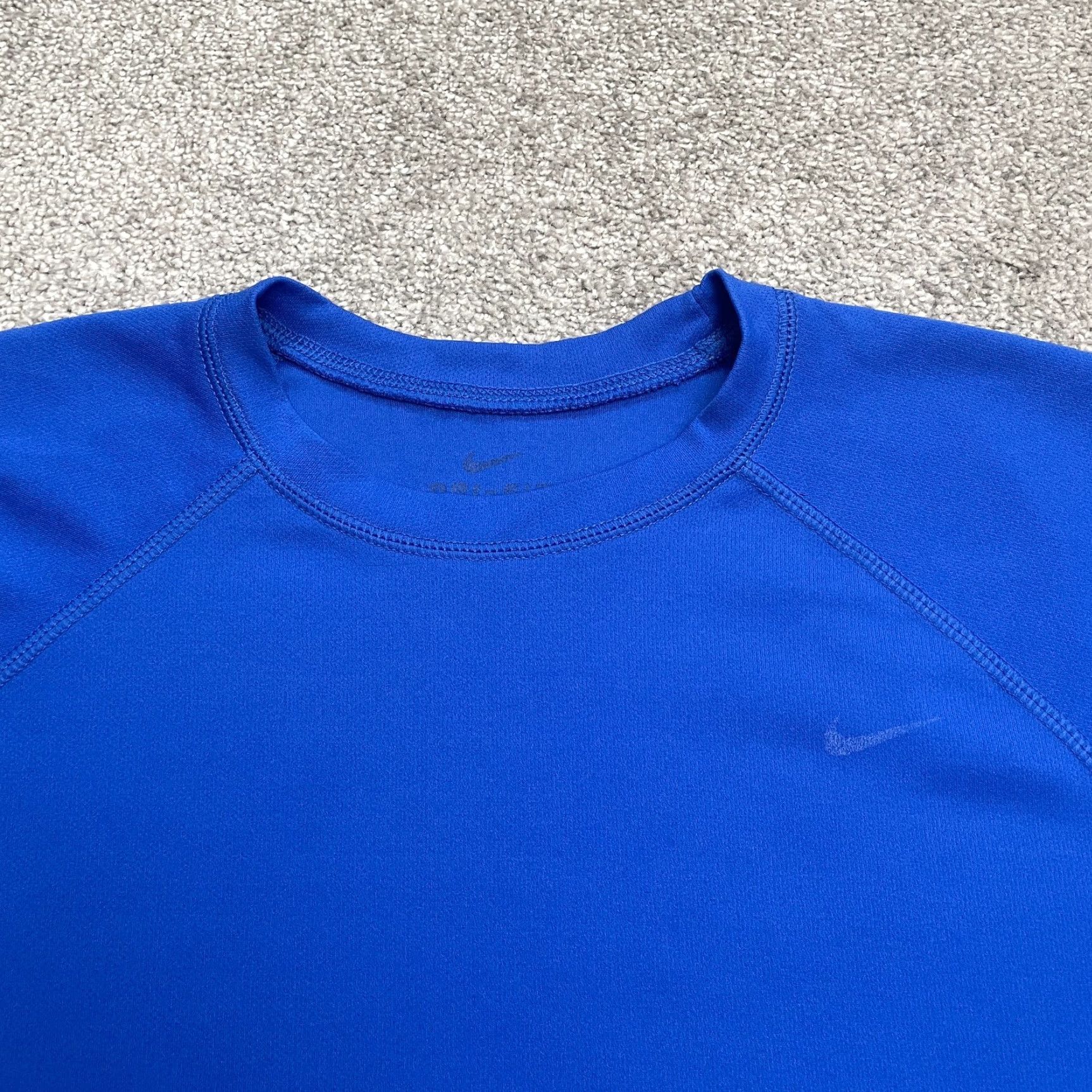 Nike Nike Shirt Mens L Blue Dri-Fit Active Crew Short Sleeve Athletic Tee Size US L / EU 52-54 / 3 - 3 Thumbnail