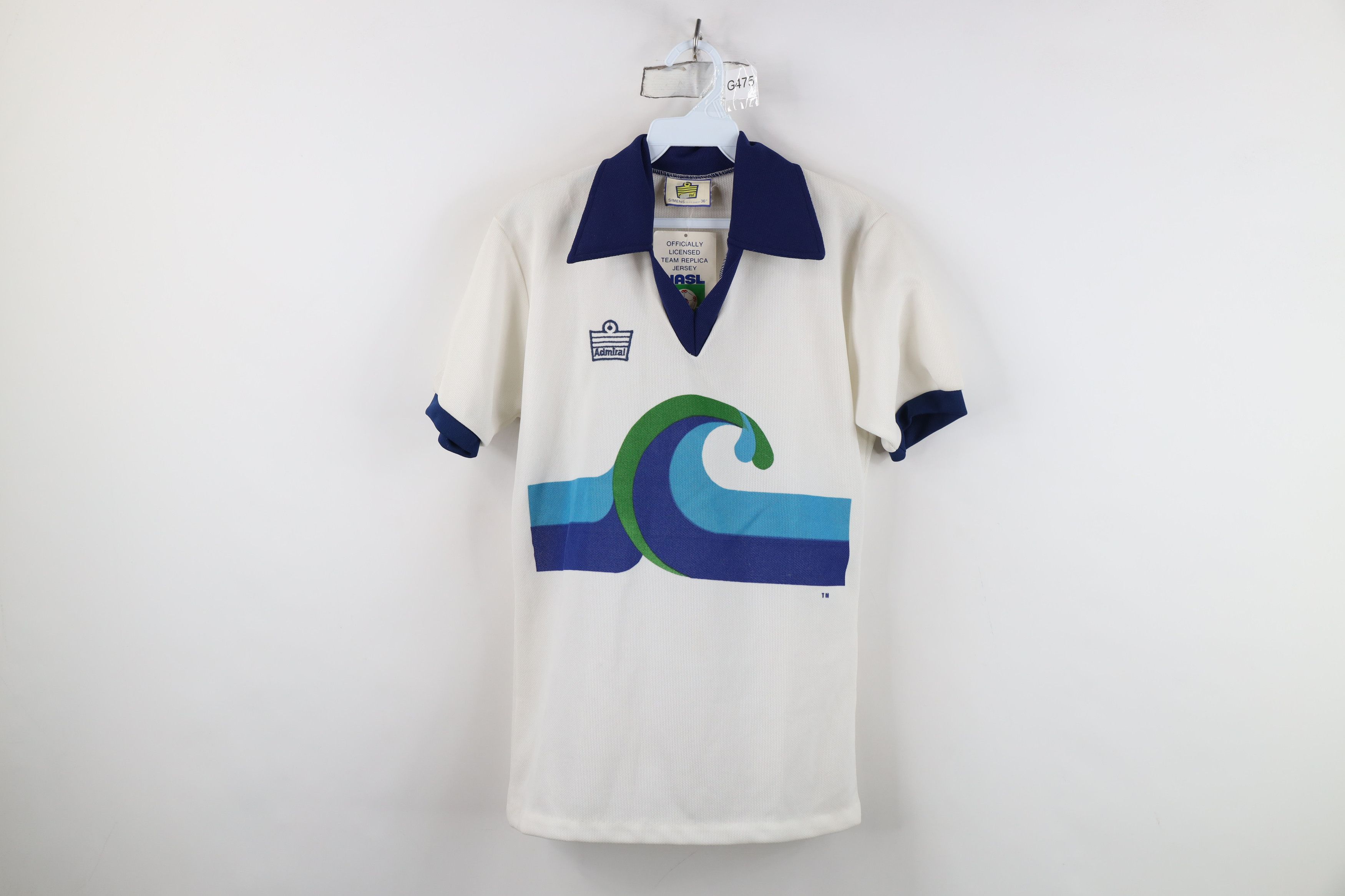 Vintage Deadstock Vintage 70s California Soccer Jersey White USA Size US S / EU 44-46 / 1 - 1 Thumbnail