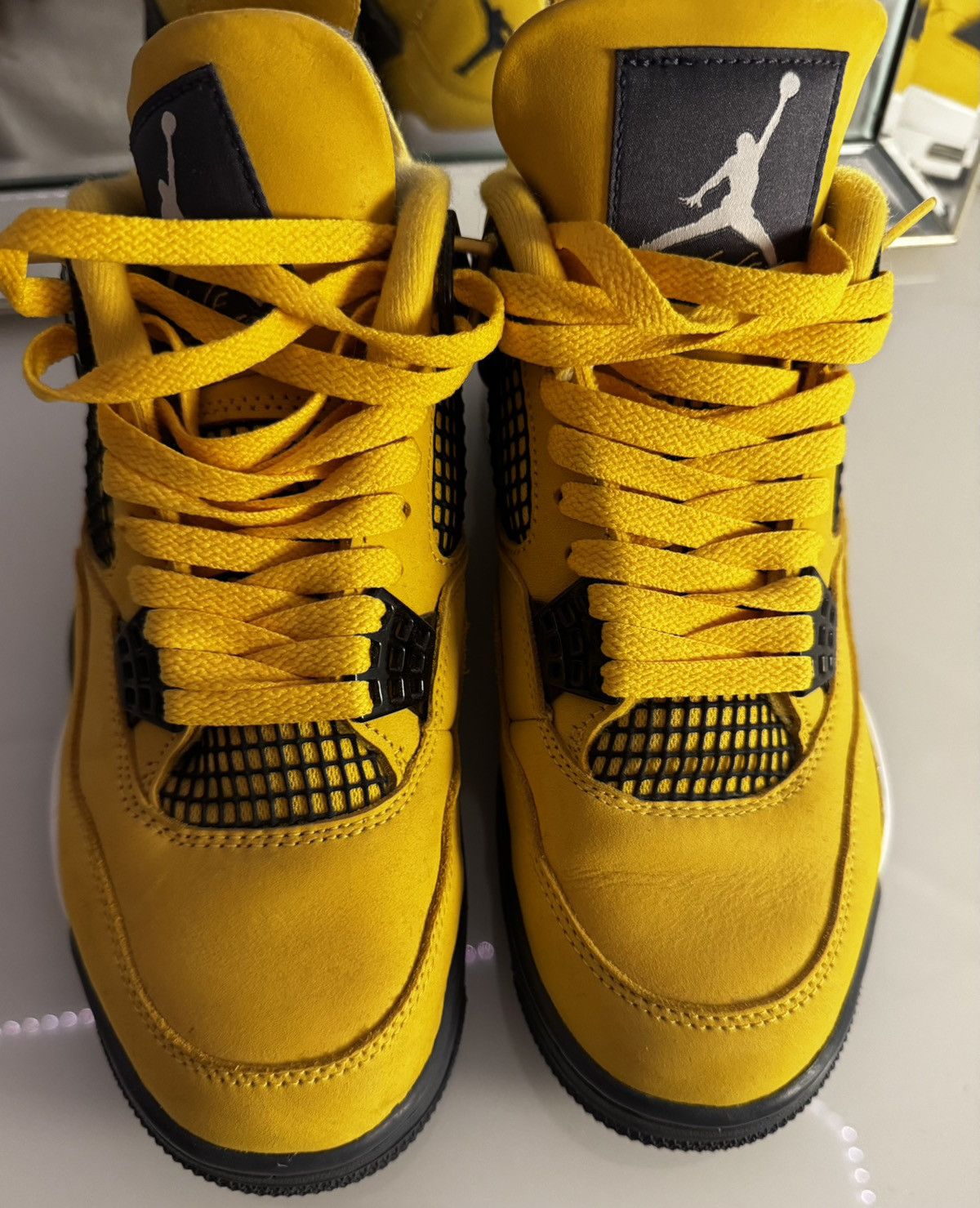 Jordan Brand × Nike Air Jordan 4 Retro ‘Lightning’ 2021 Size US 7.5 / EU 40-41 - 4 Thumbnail