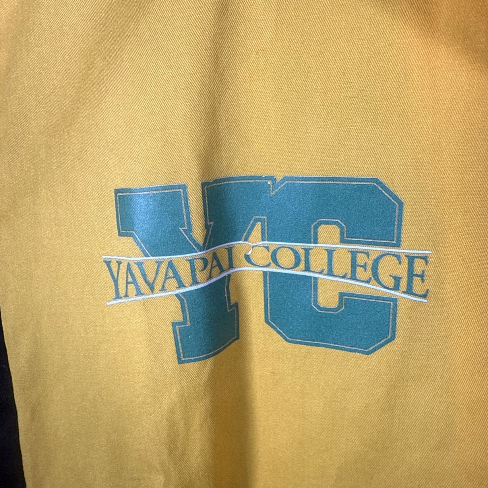 Vintage HILTON Bowling Retro Yellow Yavapai College Bowling Shirt Mens L Size US L / EU 52-54 / 3 - 5 Thumbnail