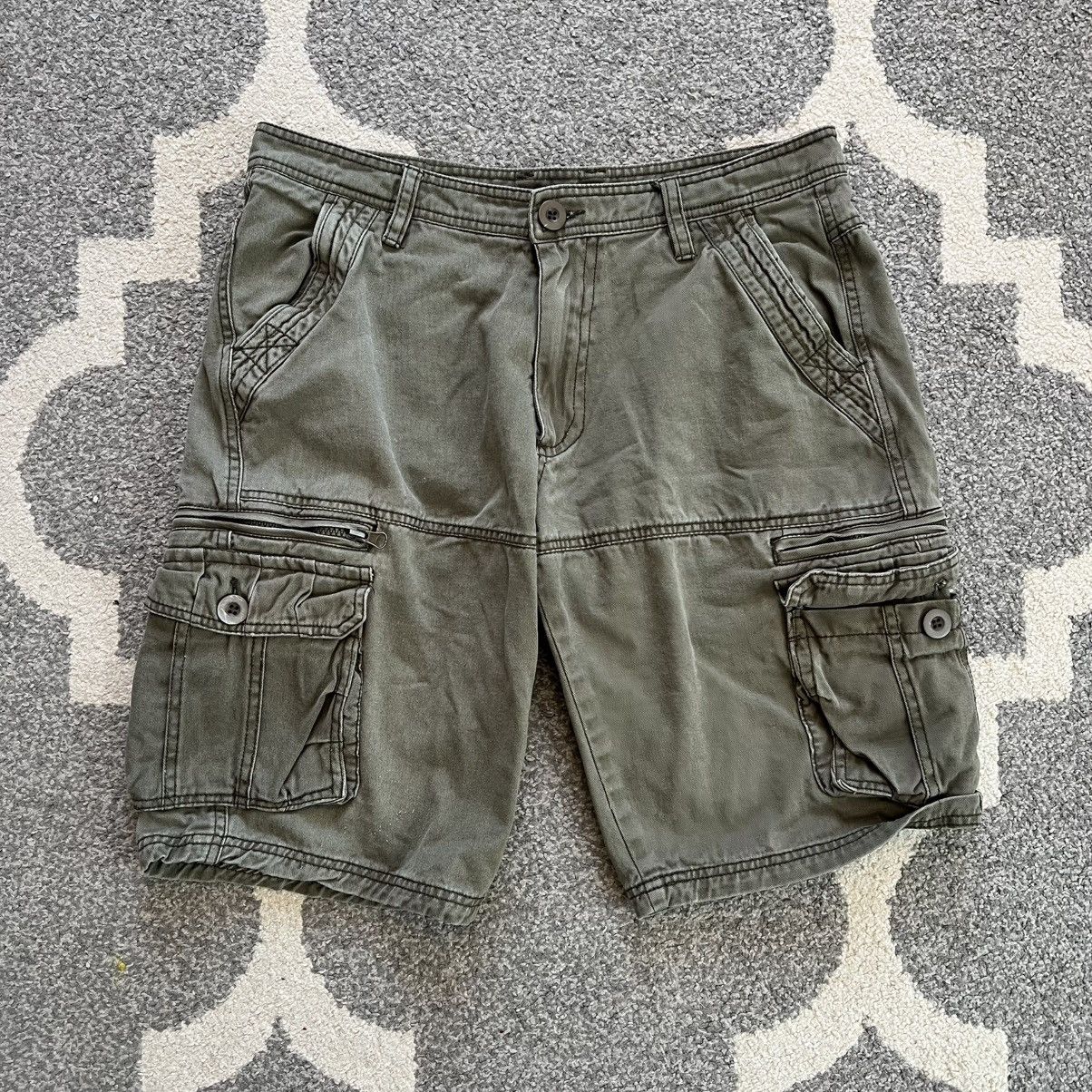 Vintage special fishing green cargo shorts Size US 33 - 1 Thumbnail