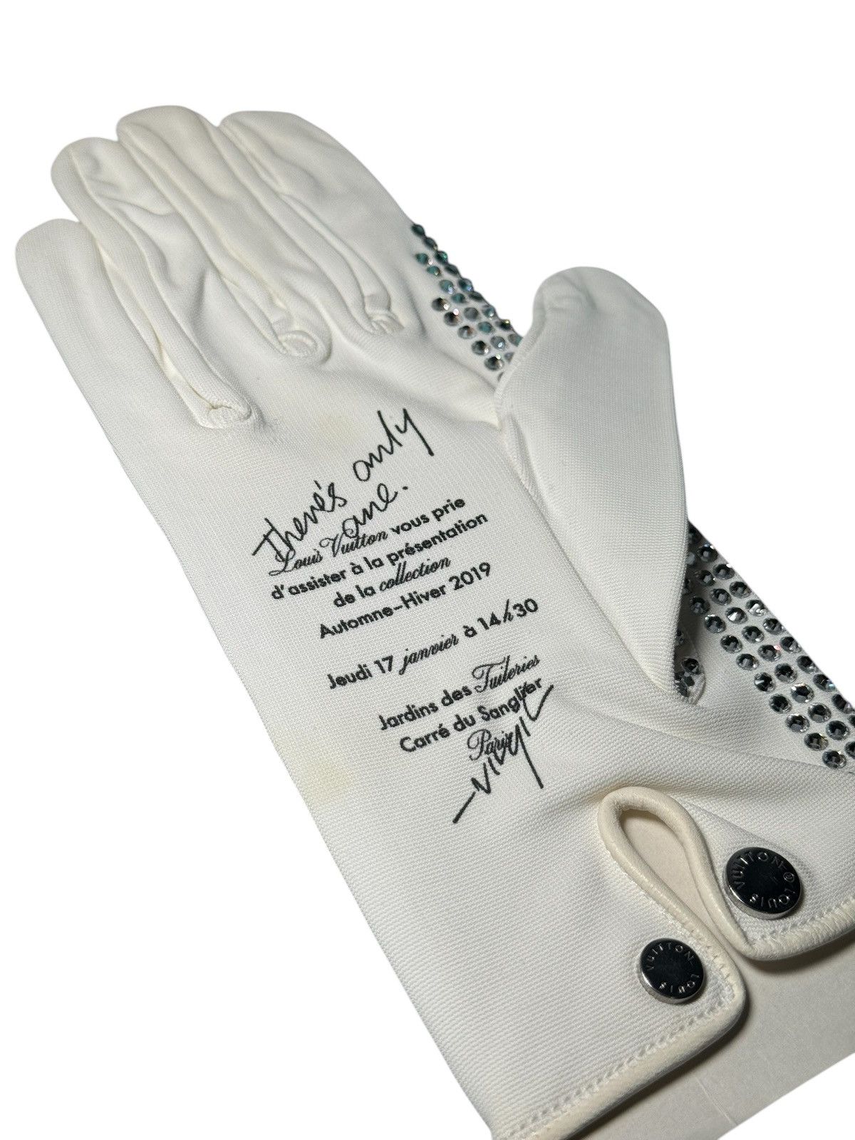 Louis Vuitton Louie Vuitton Virgil Abloh Michael Jackson Glove Invite New Size ONE SIZE - 5 Thumbnail