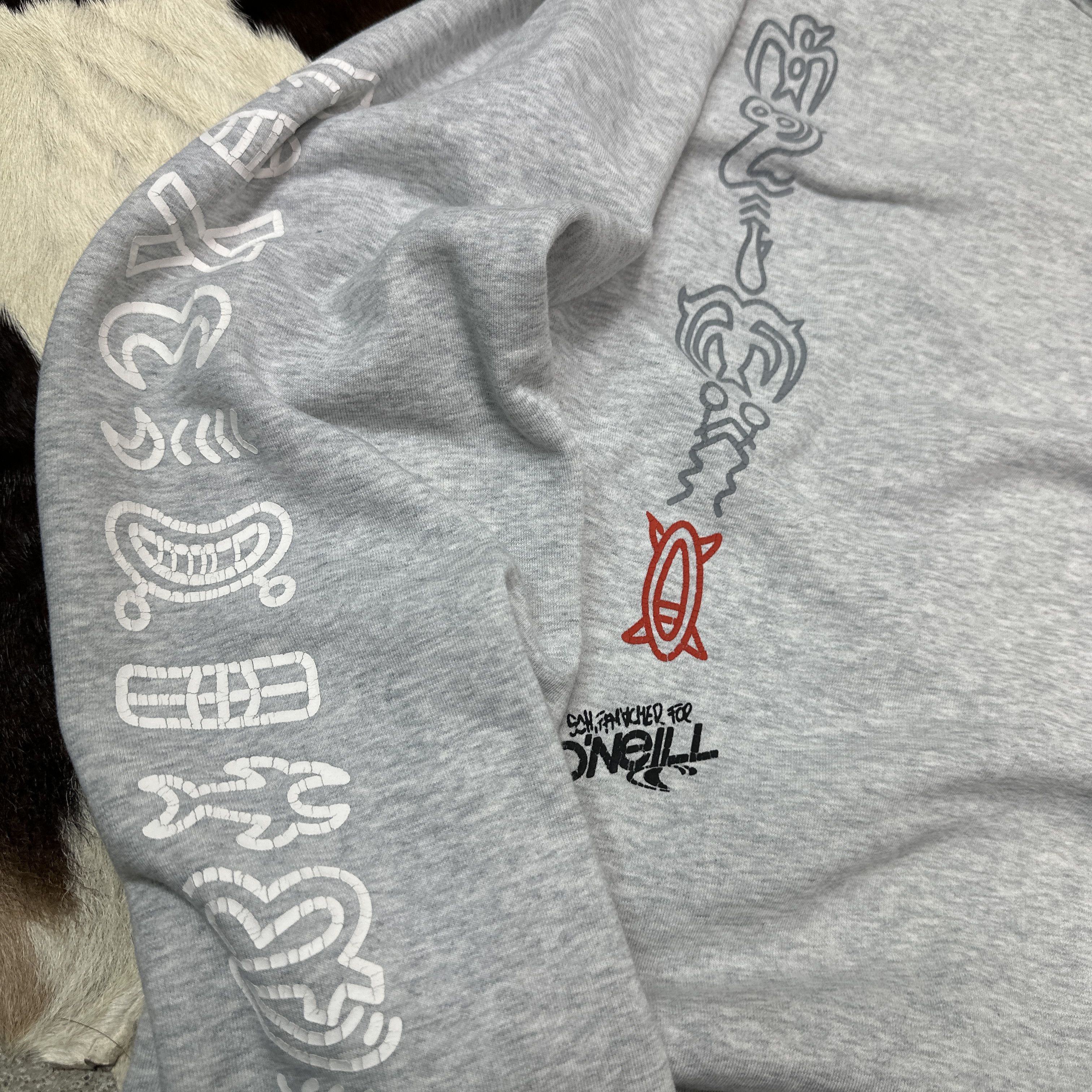 Vintage Vintage Streetwear Skater Sporty O'Neil Hoodie 90s Size L / US 10 / IT 46 - 3 Thumbnail