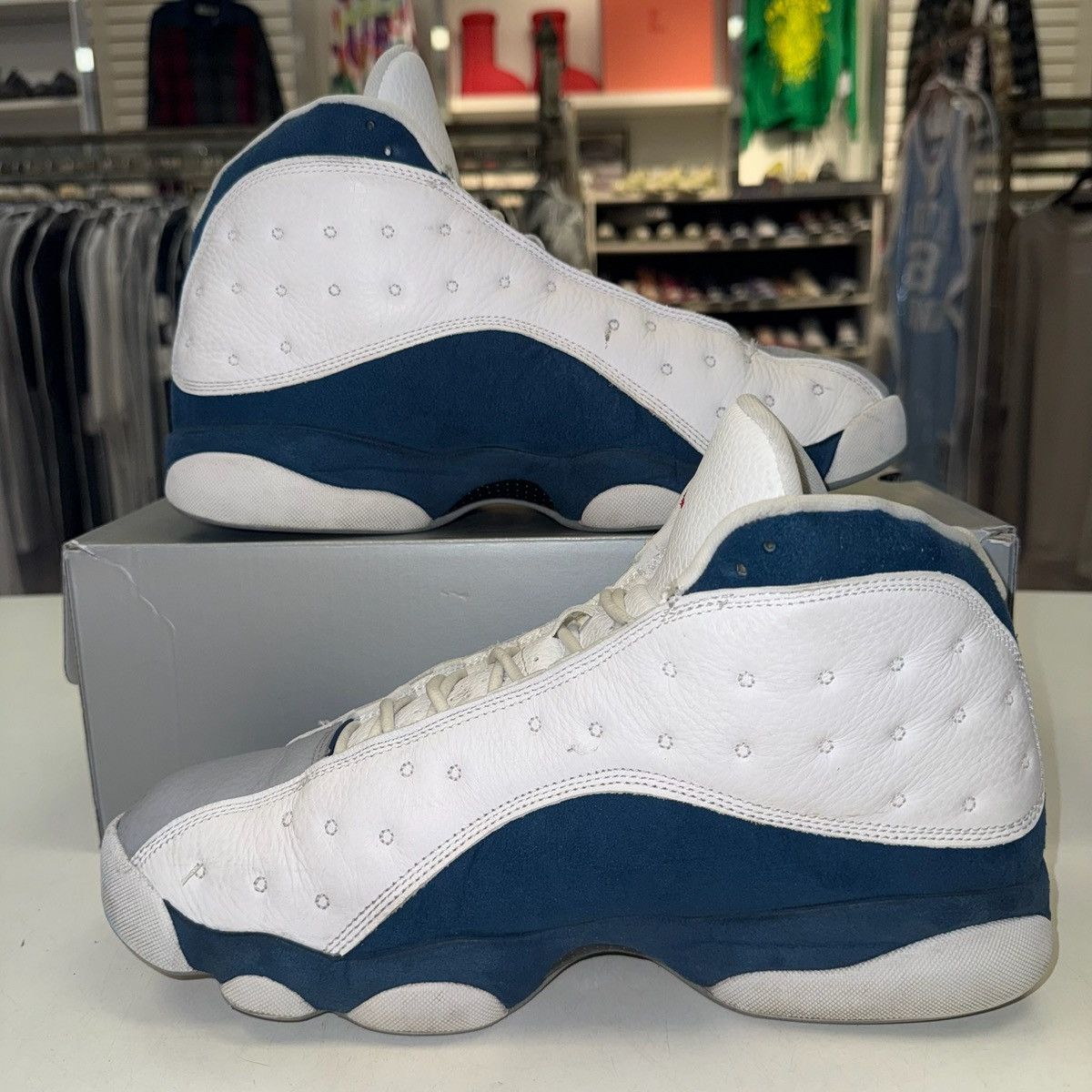 Jordan Brand Size 12.5 -Nike Air Jordan 13 Retro French Blue (414571-164) Size US 12.5 / EU 45-46 - 2 Thumbnail