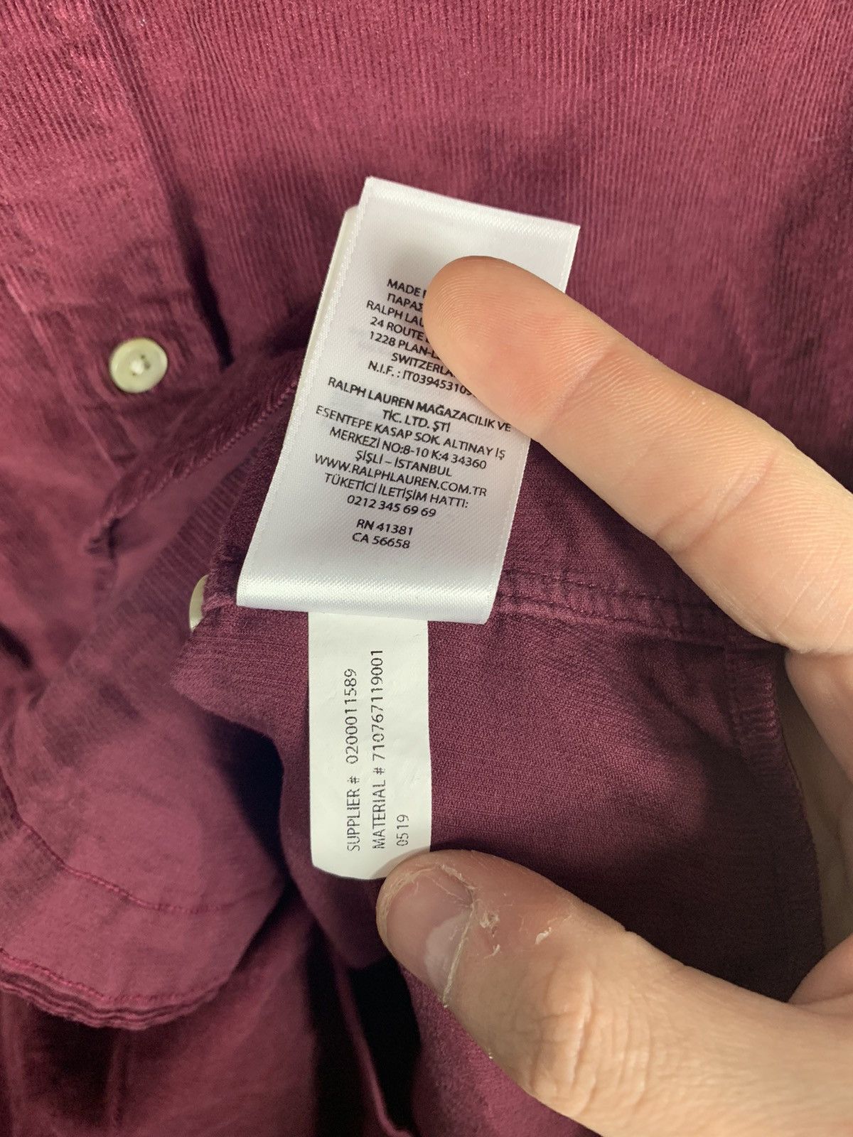 Polo Ralph Lauren Polo Ralph Lauren Corduroy Button Up Shirt Size US XS / EU 42 / 0 - 4 Thumbnail