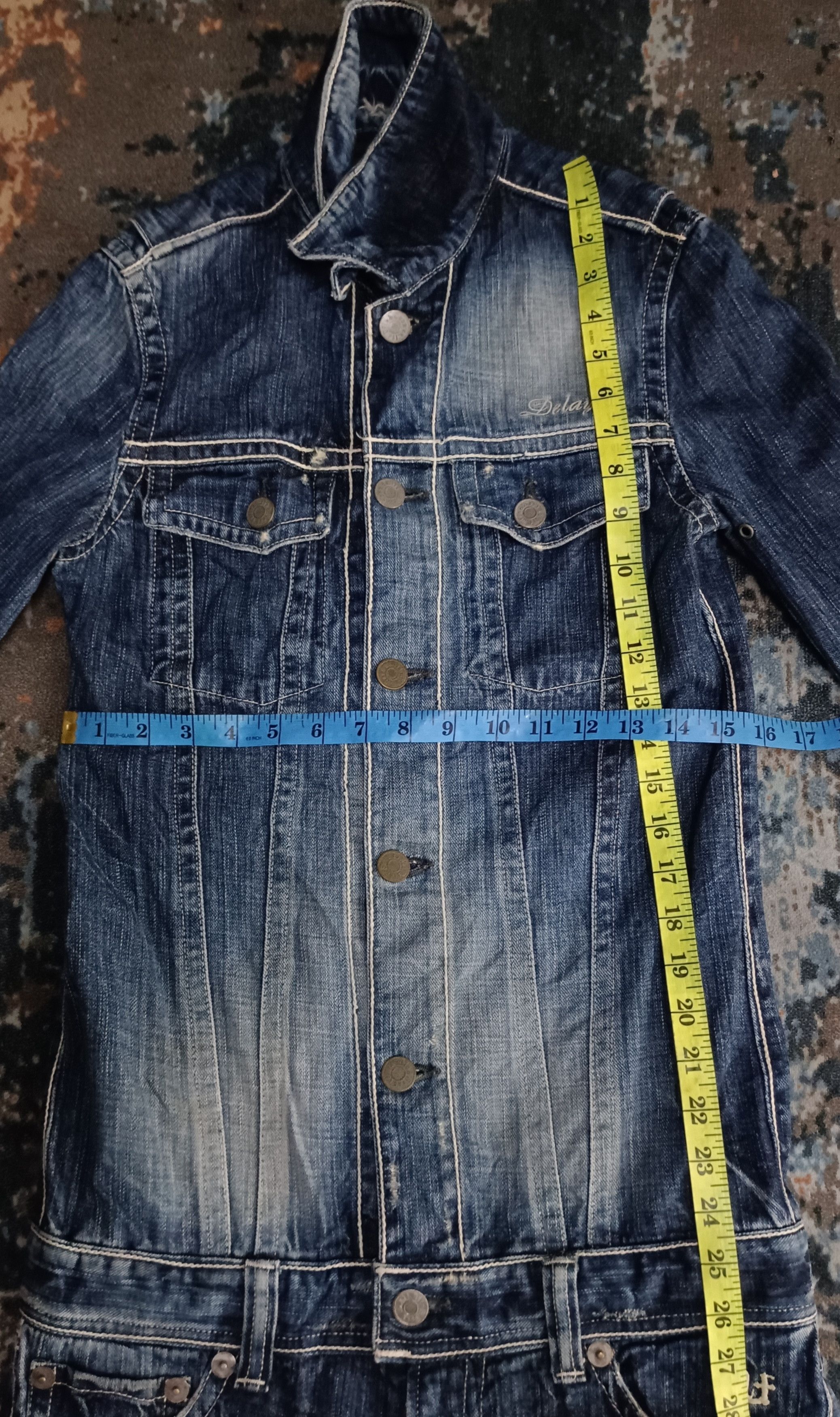 Japanese Brand Delay by Ufin & Sons Denim Jumpsuit Size 31" - 21 Thumbnail