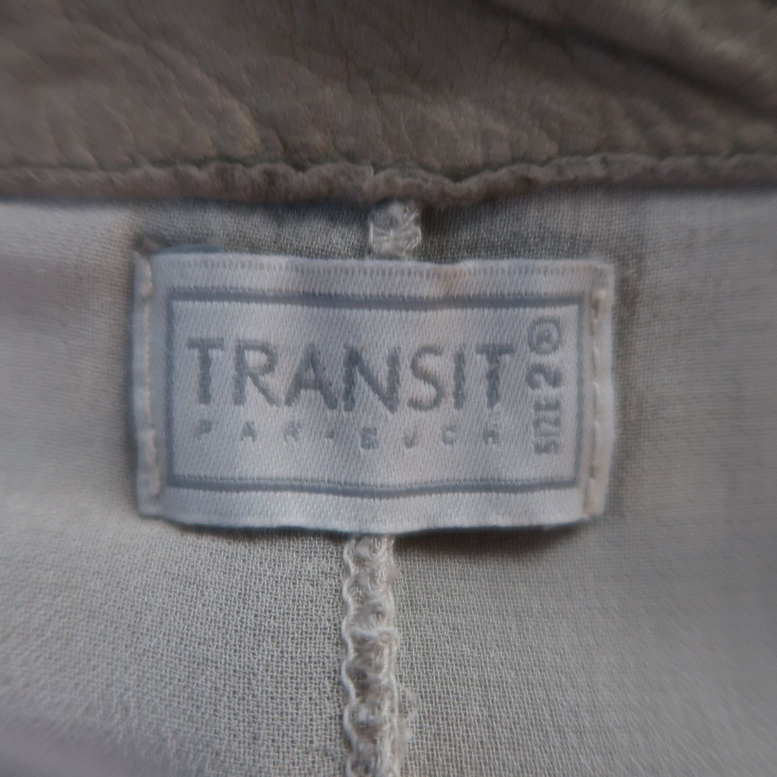 Other TRANSIT PAR-SUCK Size M Dyed Leather Notch Lapel Jacket Size US M / EU 48-50 / 2 - 10 Thumbnail
