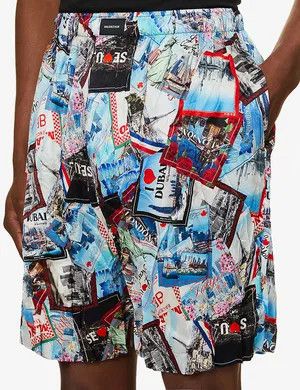 Balenciaga o1y0625 Short in Multicolor Size 26" / US 2 / IT 38 - 2 Thumbnail