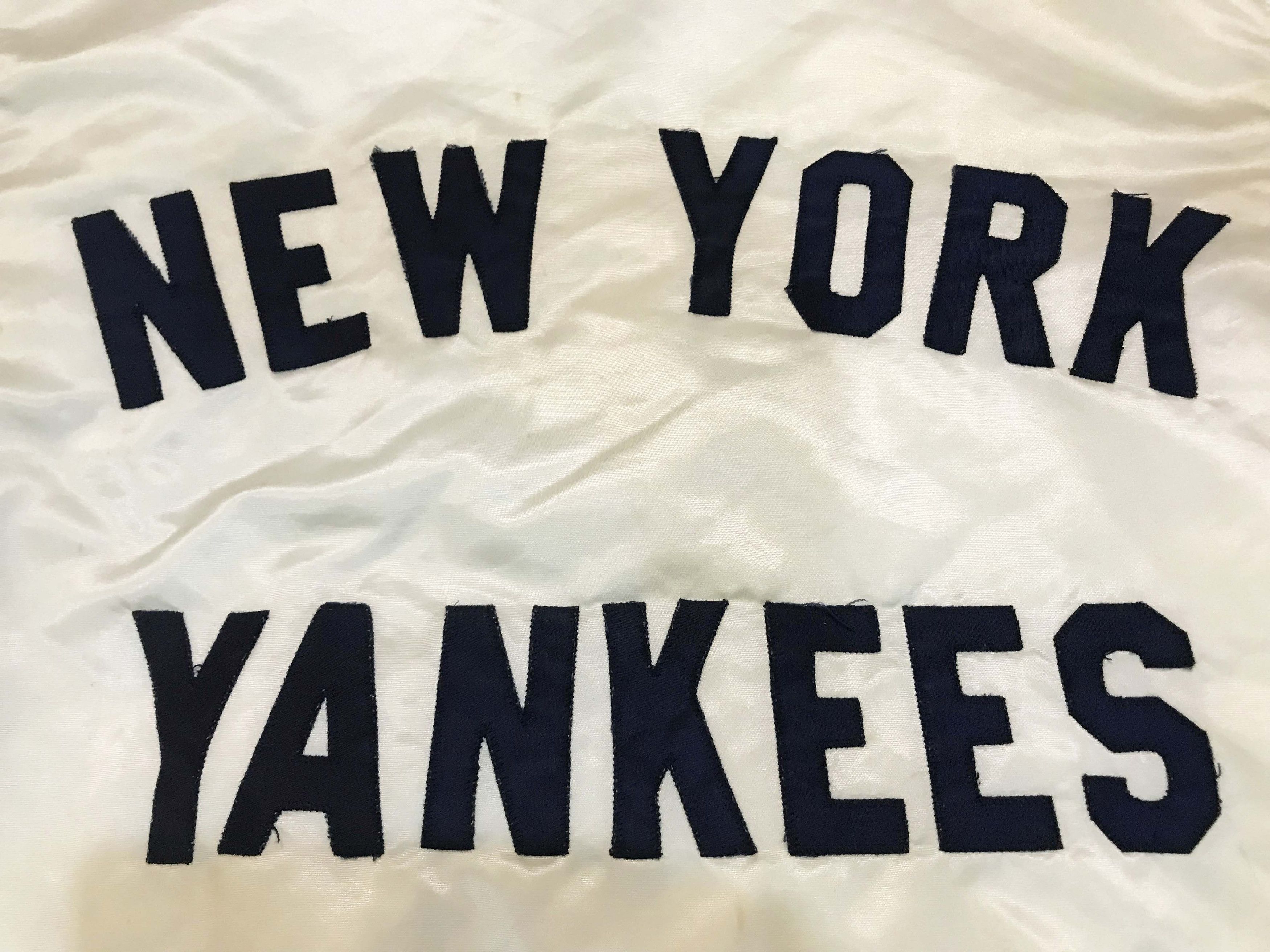MLB × New York Yankees × Vintage Vintage Felco MLB New York Yankees Bomber Satin Jacket Size US L / EU 52-54 / 3 - 6 Thumbnail