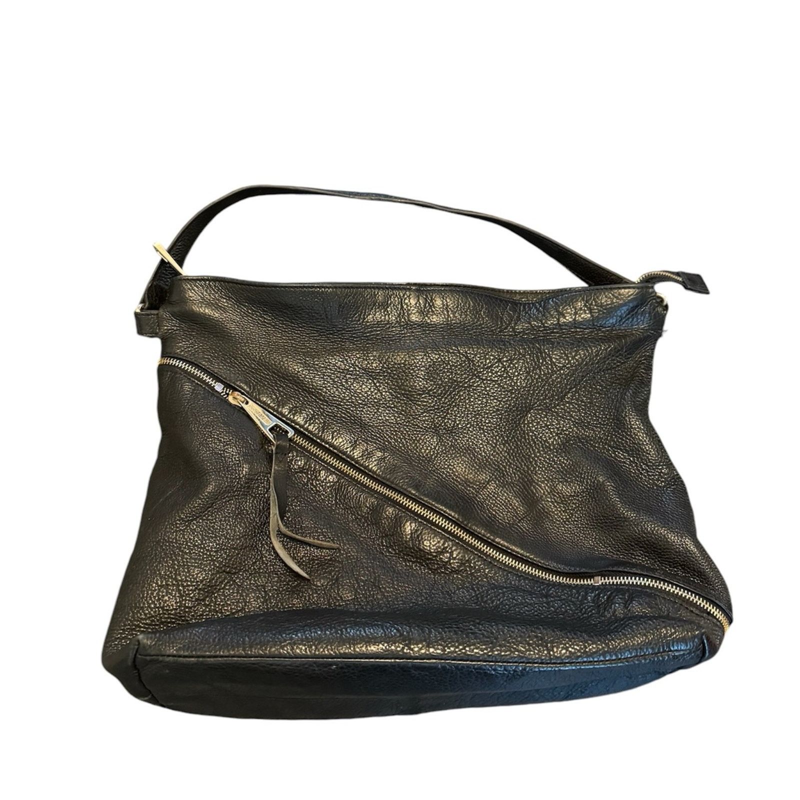 NBDN Nobrandedon Kelsi Dagger pebbled leather hand bag Size ONE SIZE - 1 Thumbnail