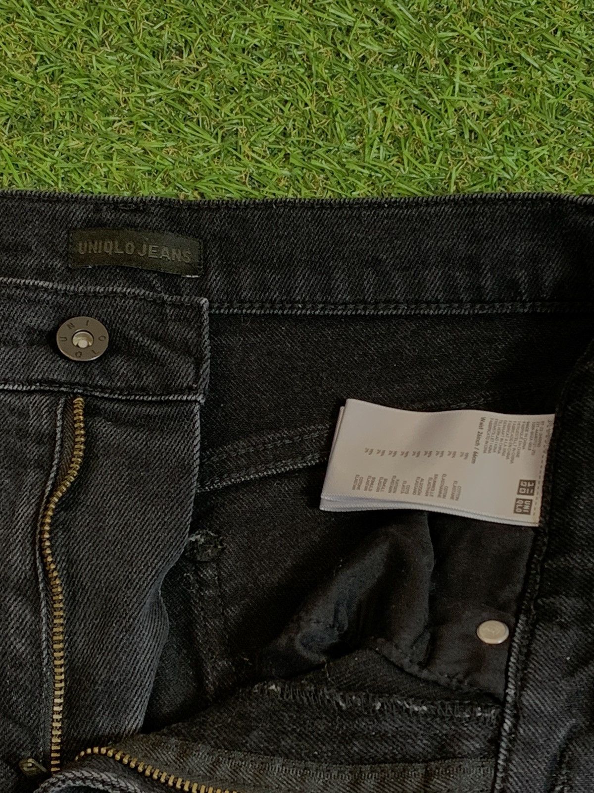 Japanese Brand Vintage Uniqlo jeans black denim streetwear style size Size US 30 / EU 46 - 4 Thumbnail