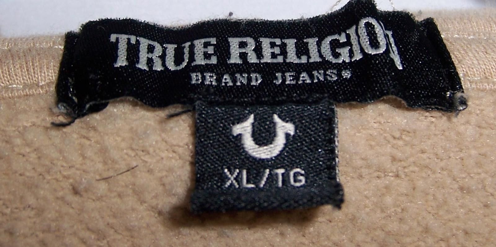 True Religion True Religion Buddha Seal Zip Hoodie - XL - Scuffed Beige Size US XL / EU 56 / 4 - 3 Thumbnail