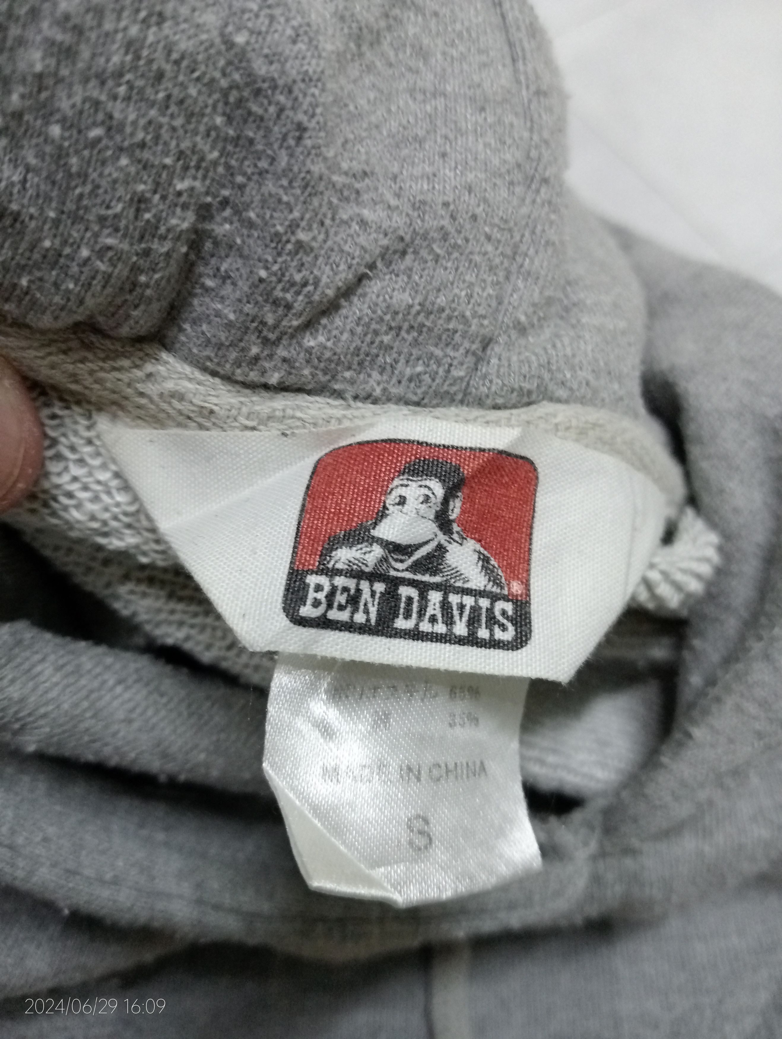 Ben Davis Vintage Ben Davis Workwear Pullover Hoodie Size US S / EU 44-46 / 1 - 2 Thumbnail