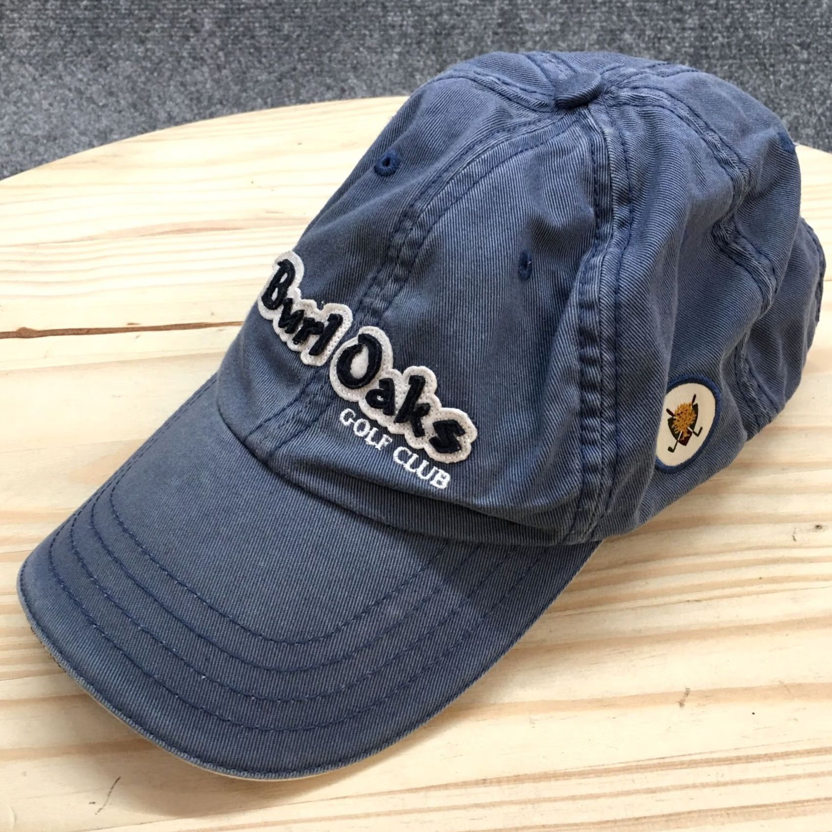 Good American American Dry Goods Burl Oaks Golf Club Baseball Cap Hat Mens One Size Blue Cotton Canvas Adjustable Lightweight Size ONE SIZE - 2 Thumbnail