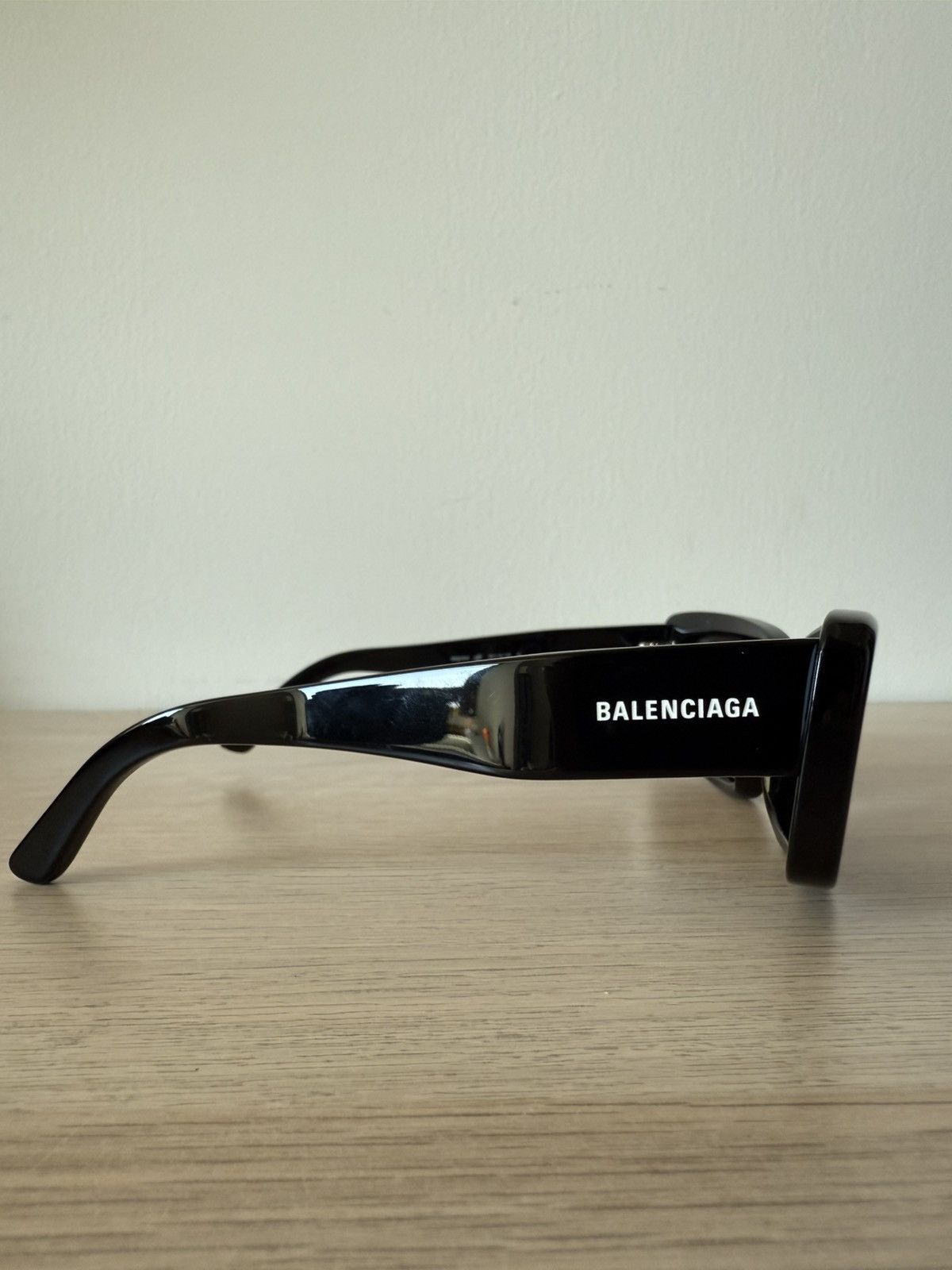 Balenciaga Balenciaga Oversized Rectangle Sunglasses Black Size ONE SIZE - 2 Thumbnail