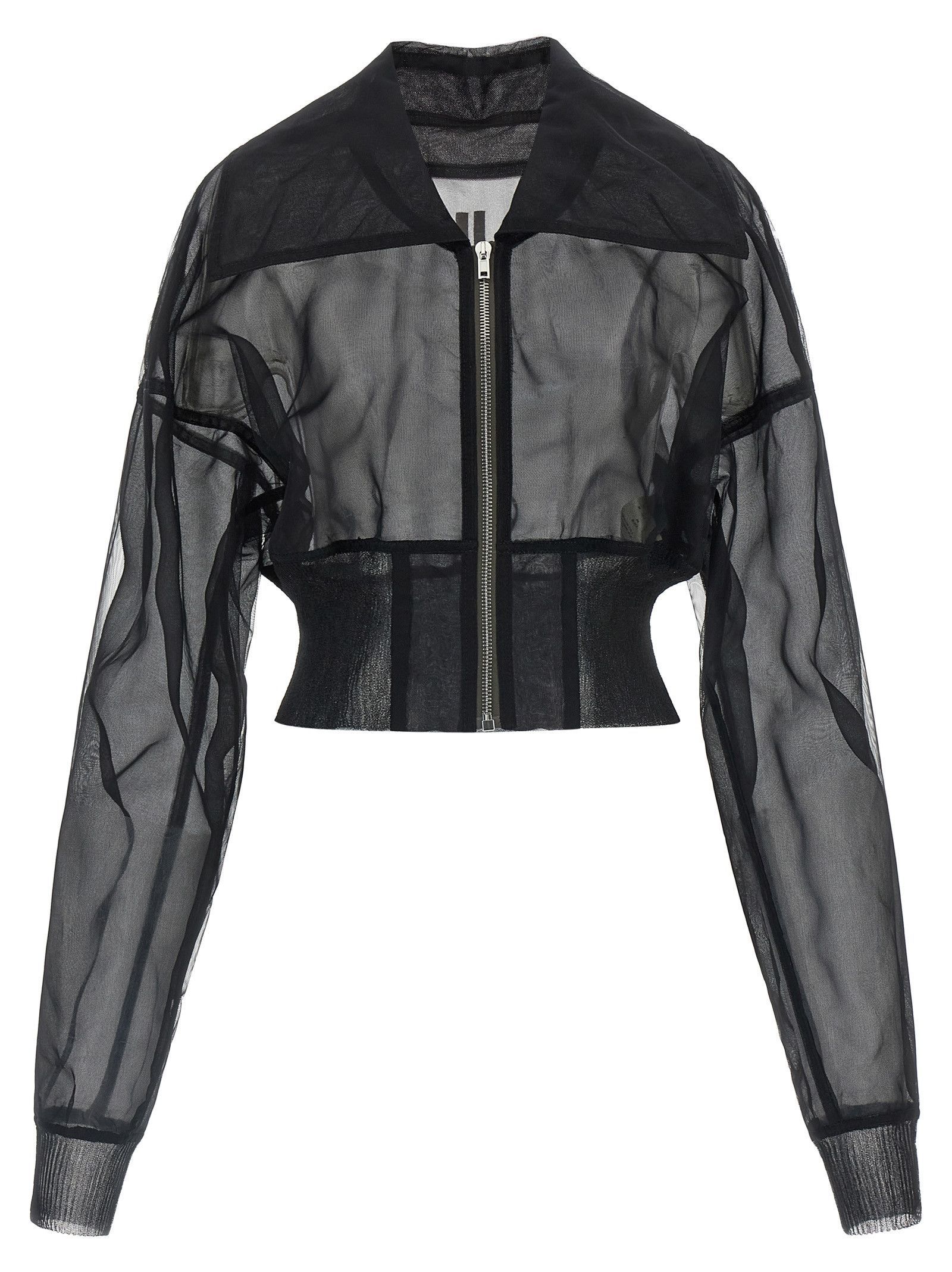 Rick Owens 'Dracucollar cropped' bomber jacket Size M / US 6-8 / IT 42-44 - 1 Thumbnail