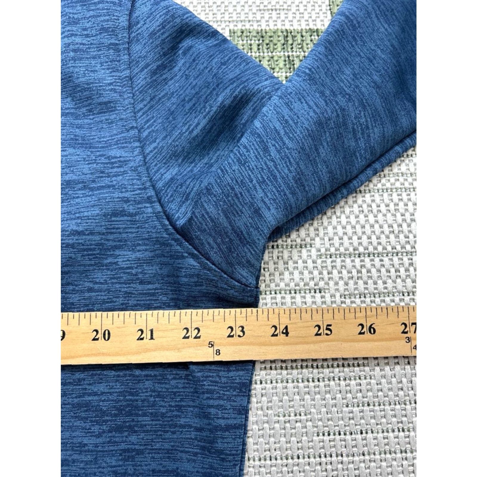 Under Armour Under Armour Sweater Mens Large Blue Coldgear Running Quarter Zip Shirt Size US L / EU 52-54 / 3 - 6 Thumbnail